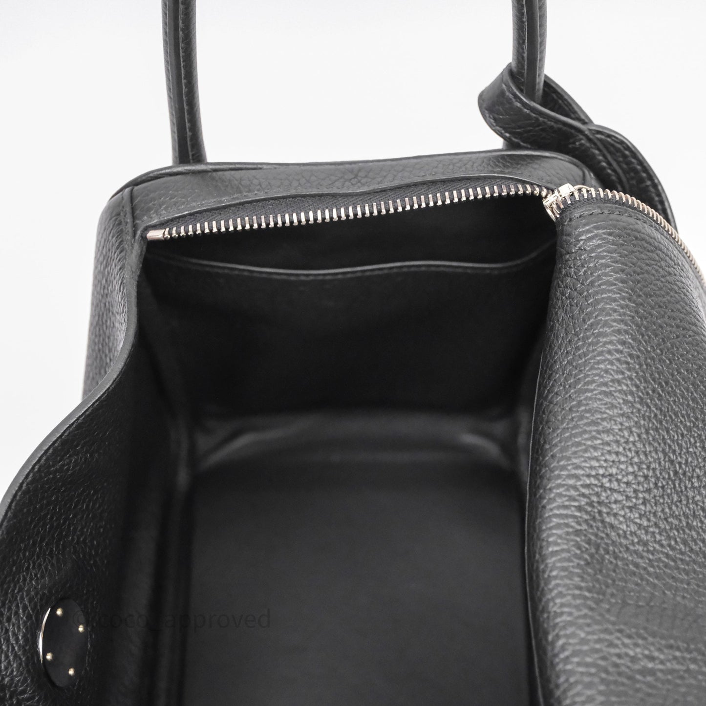 Hermès Lindy 30 Black Noir 89 Clemence Palladium Hardware