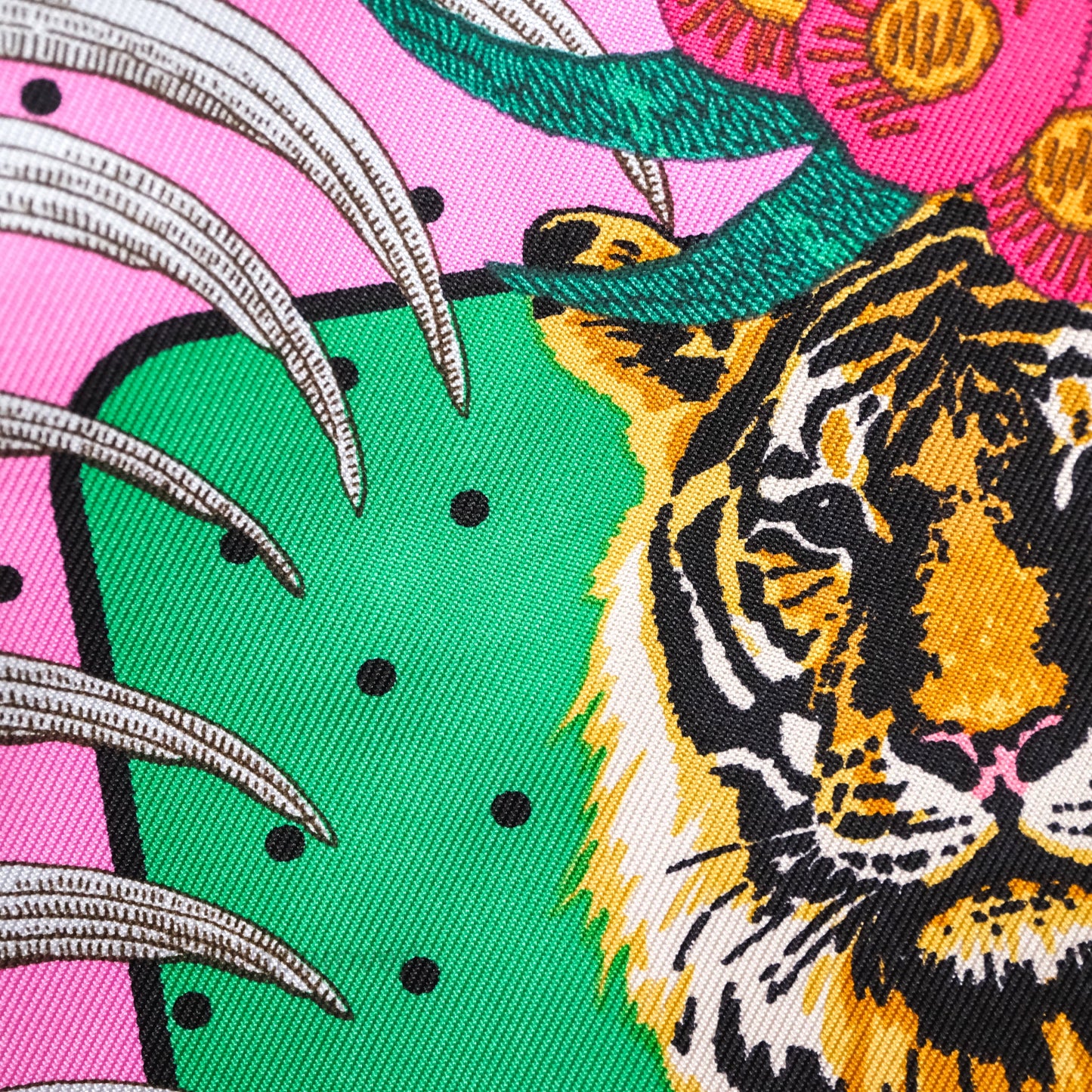 Hermès Silk City Bag Tiger Royal Pink