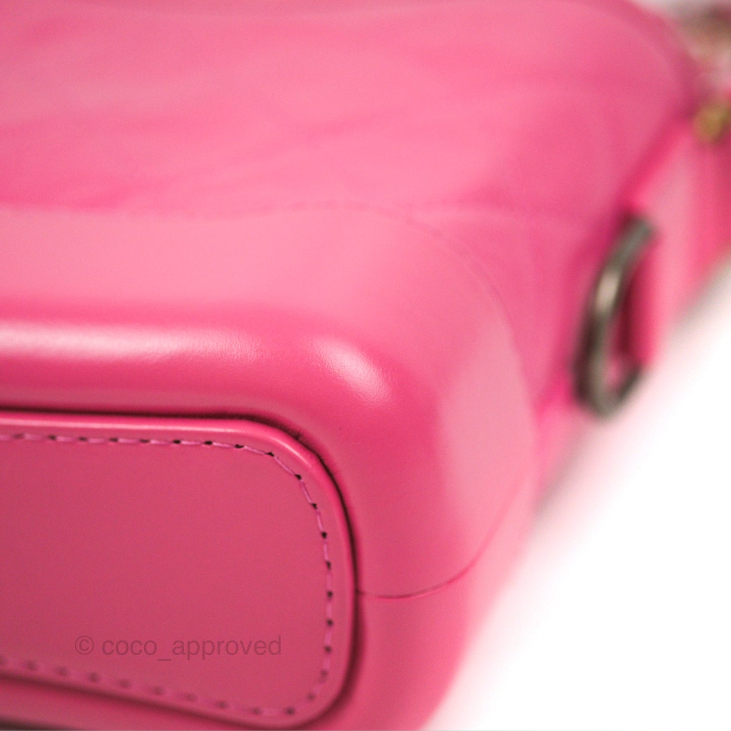 Chanel Quilted Small Gabrielle Hobo Pink Aged Calfskin Mixed Hardware