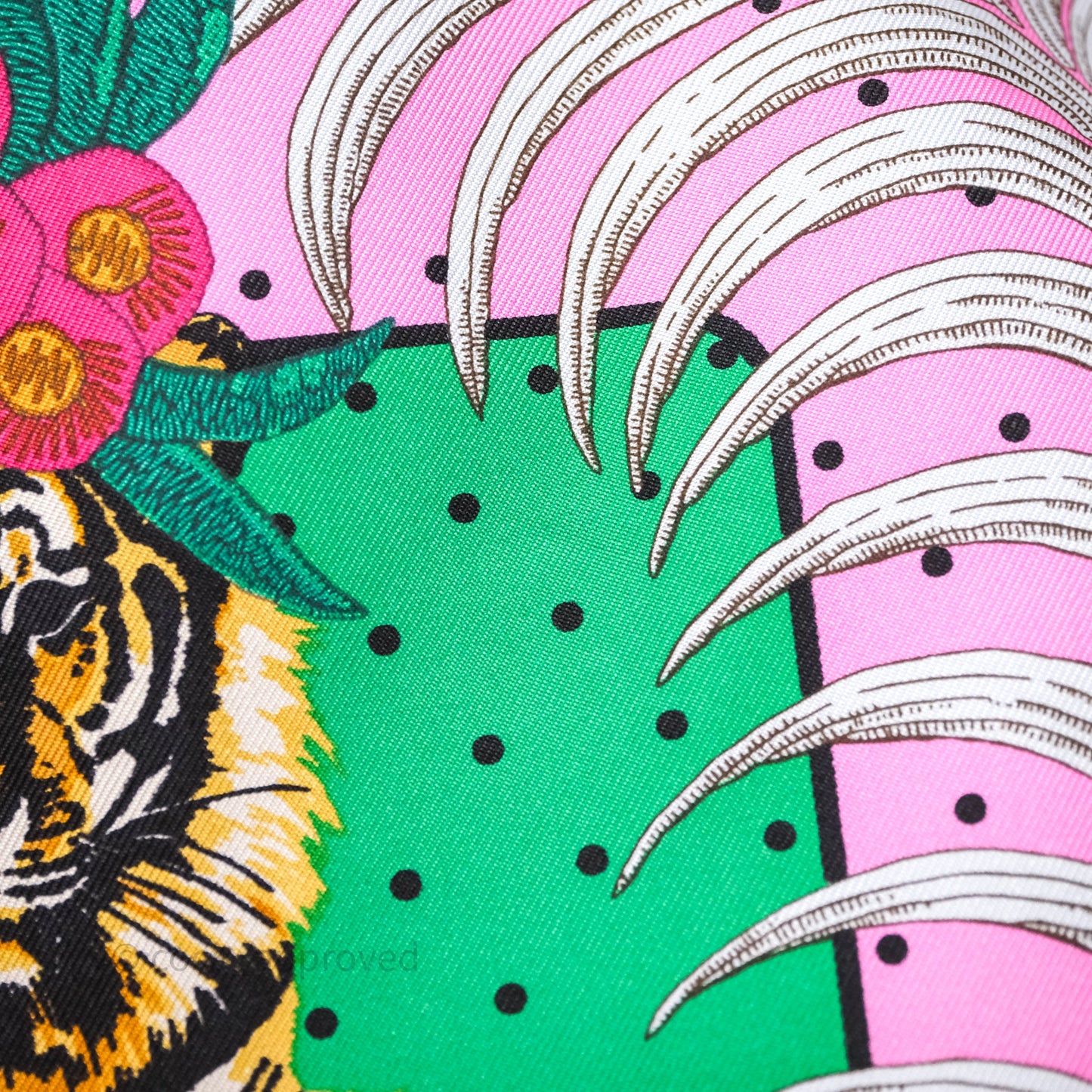Hermès Silk City Bag Tiger Royal Pink