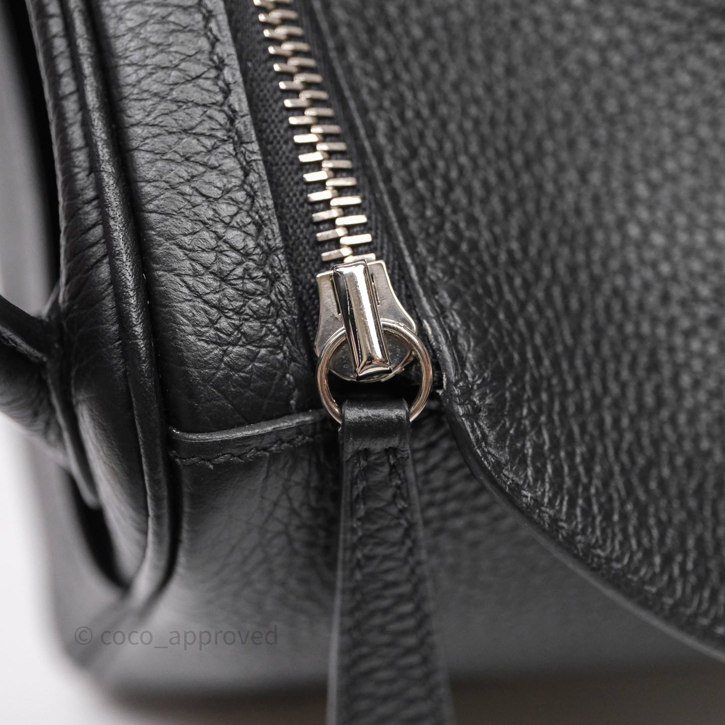 Hermès Lindy 30 Black Noir 89 Clemence Palladium Hardware