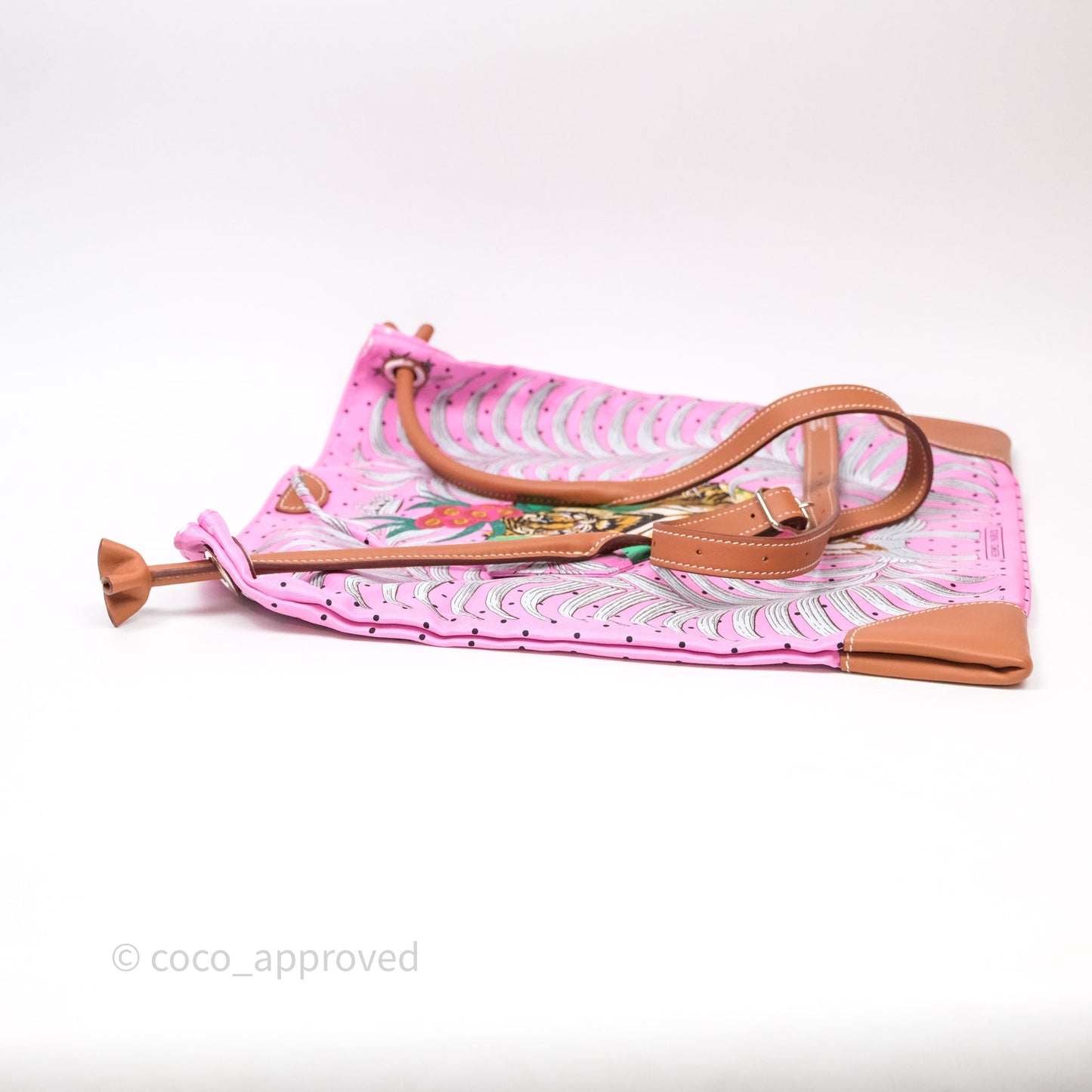 Hermès Silk City Bag Tiger Royal Pink