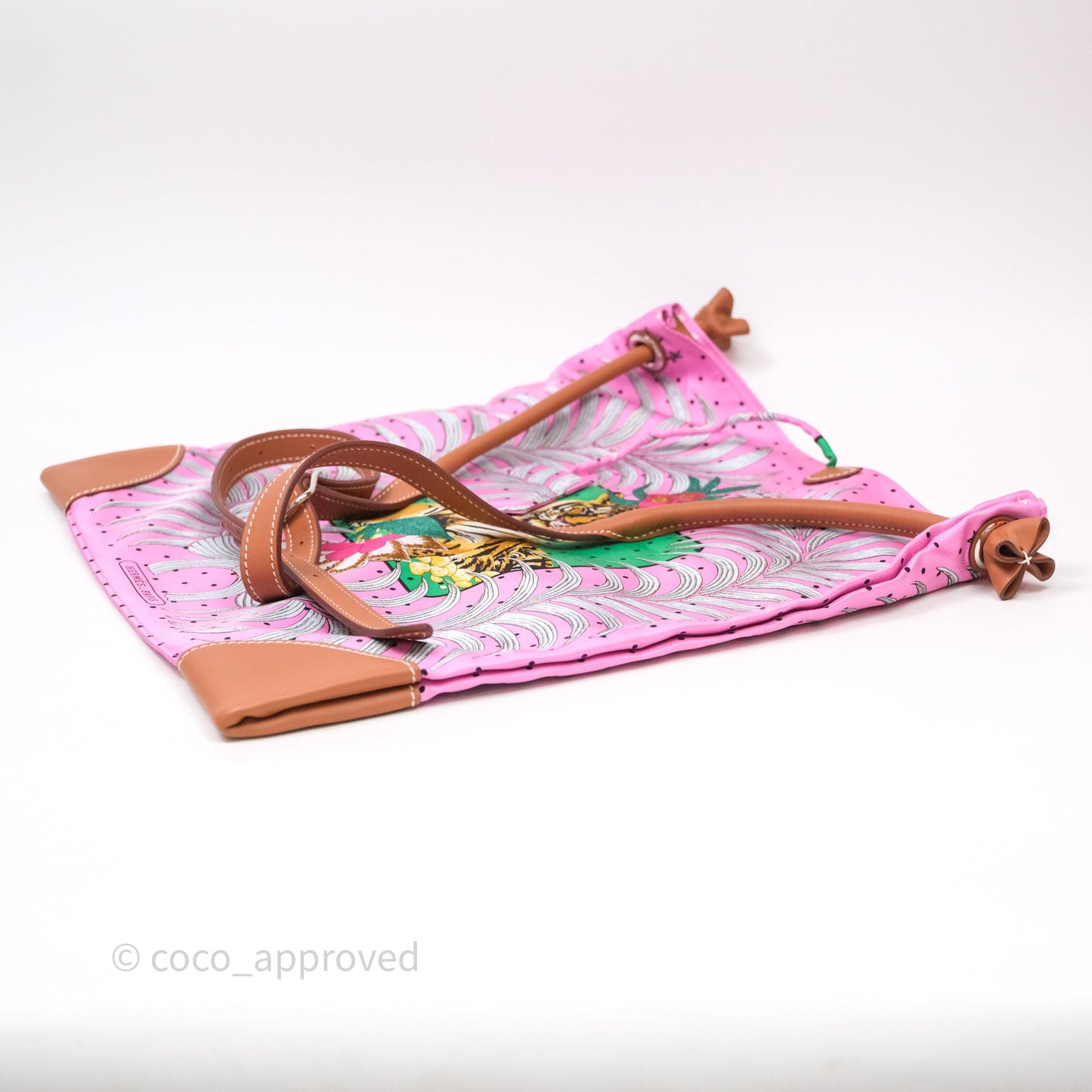 Hermès Silk City Bag Tiger Royal Pink