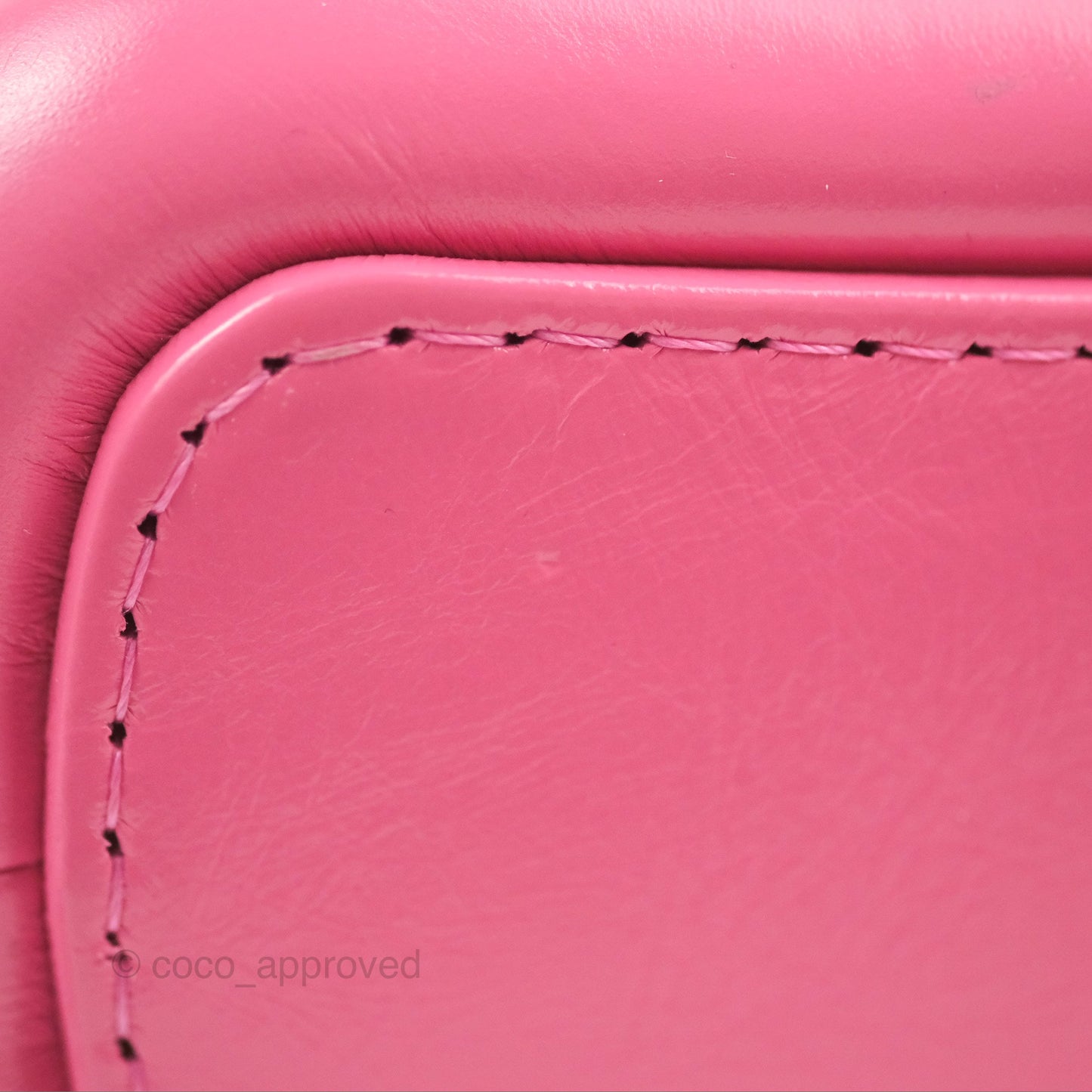 Chanel Quilted Small Gabrielle Hobo Pink Aged Calfskin Mixed Hardware