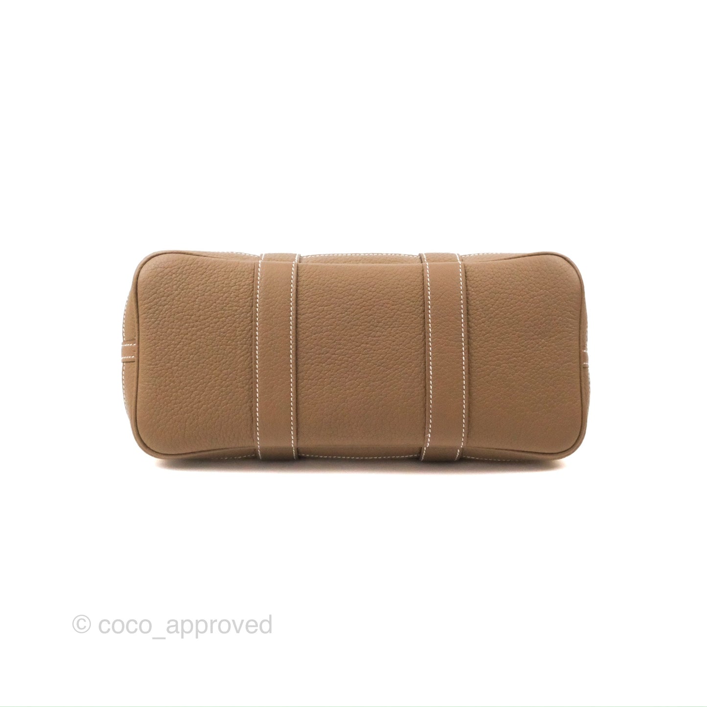 Hermes Garden Party 30 Beton 8L/Etoupe 18 Canvas Negonda With Twilly