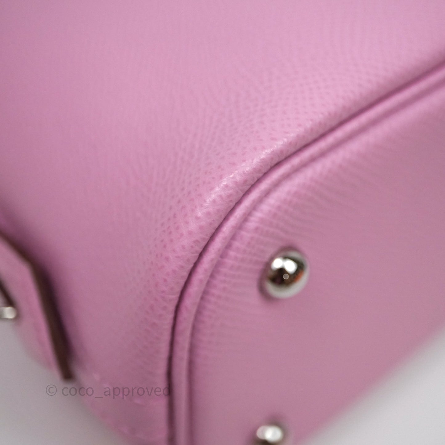 Hermès Bolide 1923 25 Mauve Sylvestre X9 Epsom Palladium Hardware