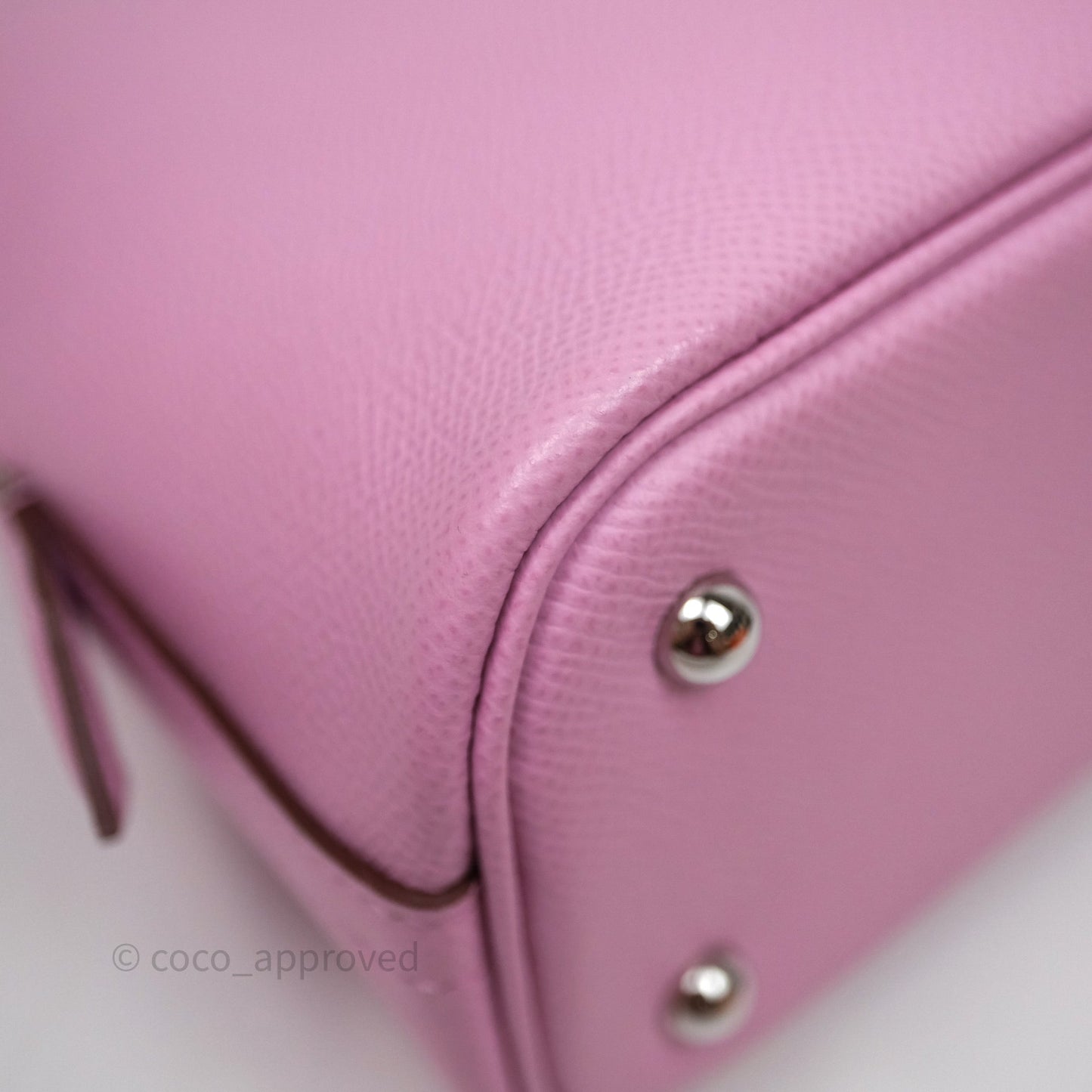 Hermès Bolide 1923 25 Mauve Sylvestre X9 Epsom Palladium Hardware