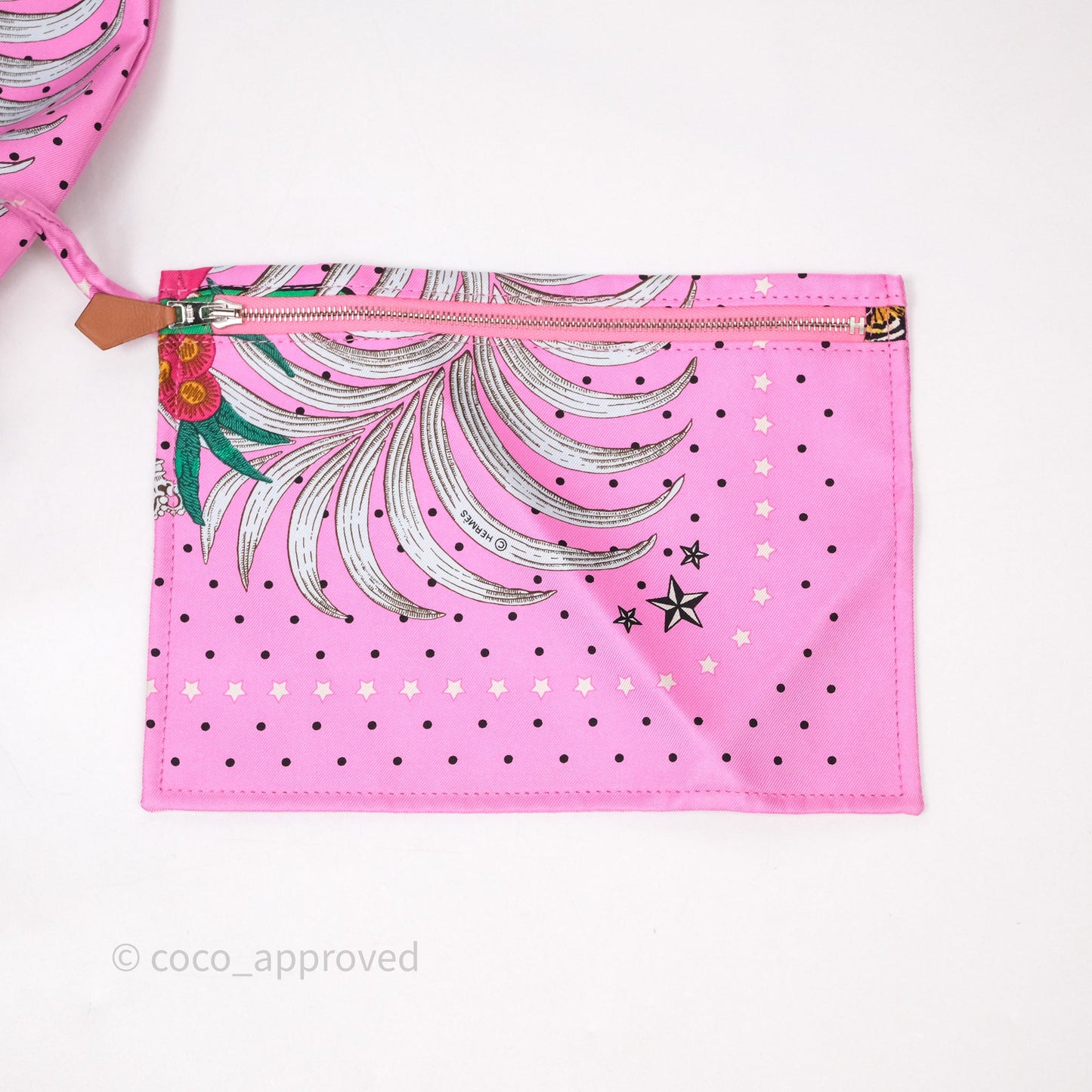 Hermès Silk City Bag Tiger Royal Pink
