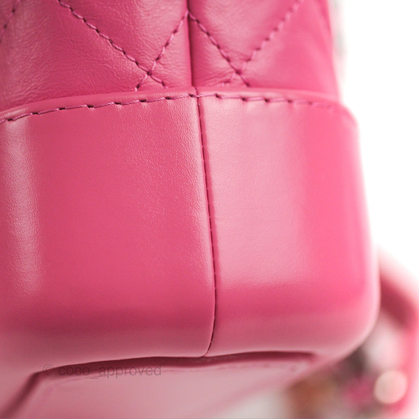 Chanel Quilted Small Gabrielle Hobo Pink Aged Calfskin Mixed Hardware