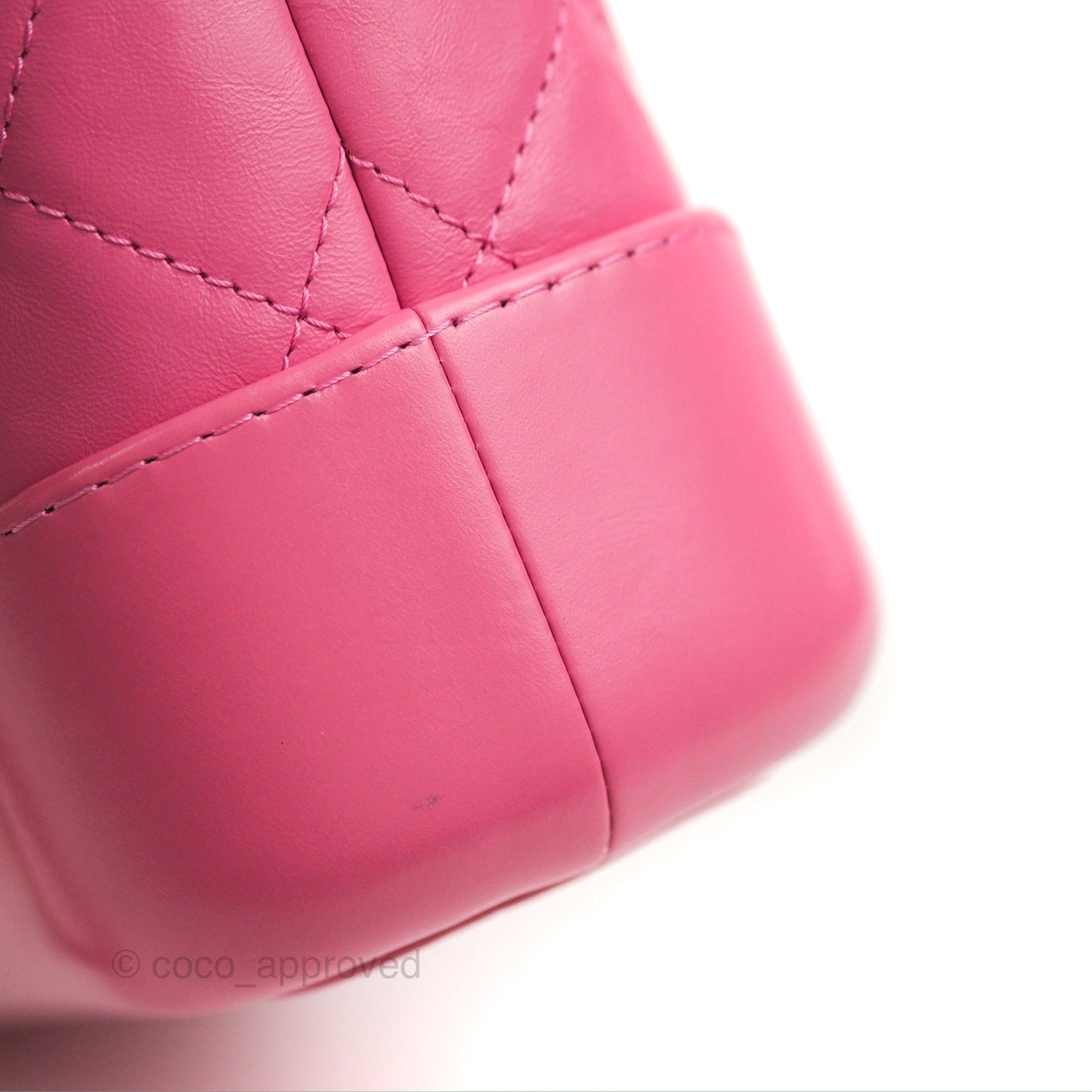 Chanel Quilted Small Gabrielle Hobo Pink Aged Calfskin Mixed Hardware