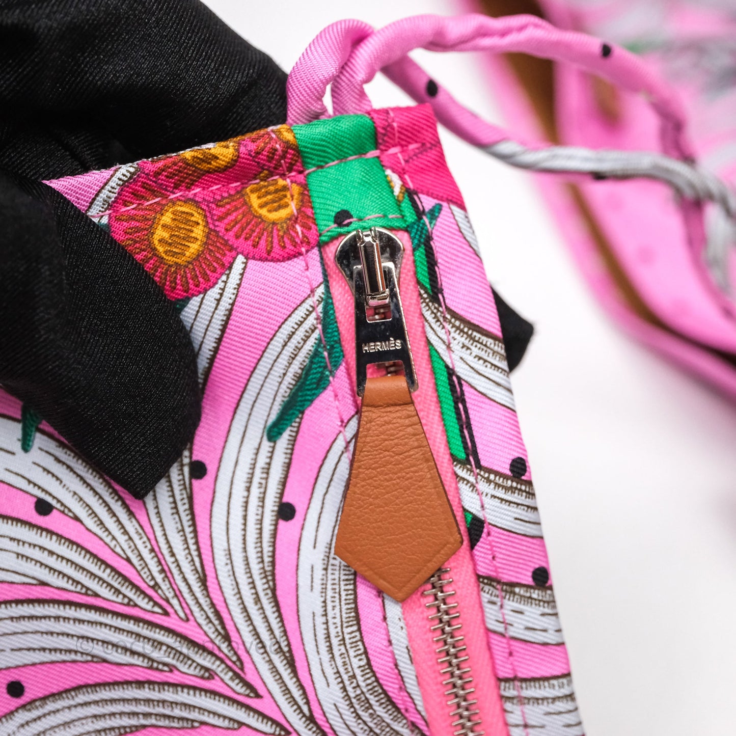 Hermès Silk City Bag Tiger Royal Pink
