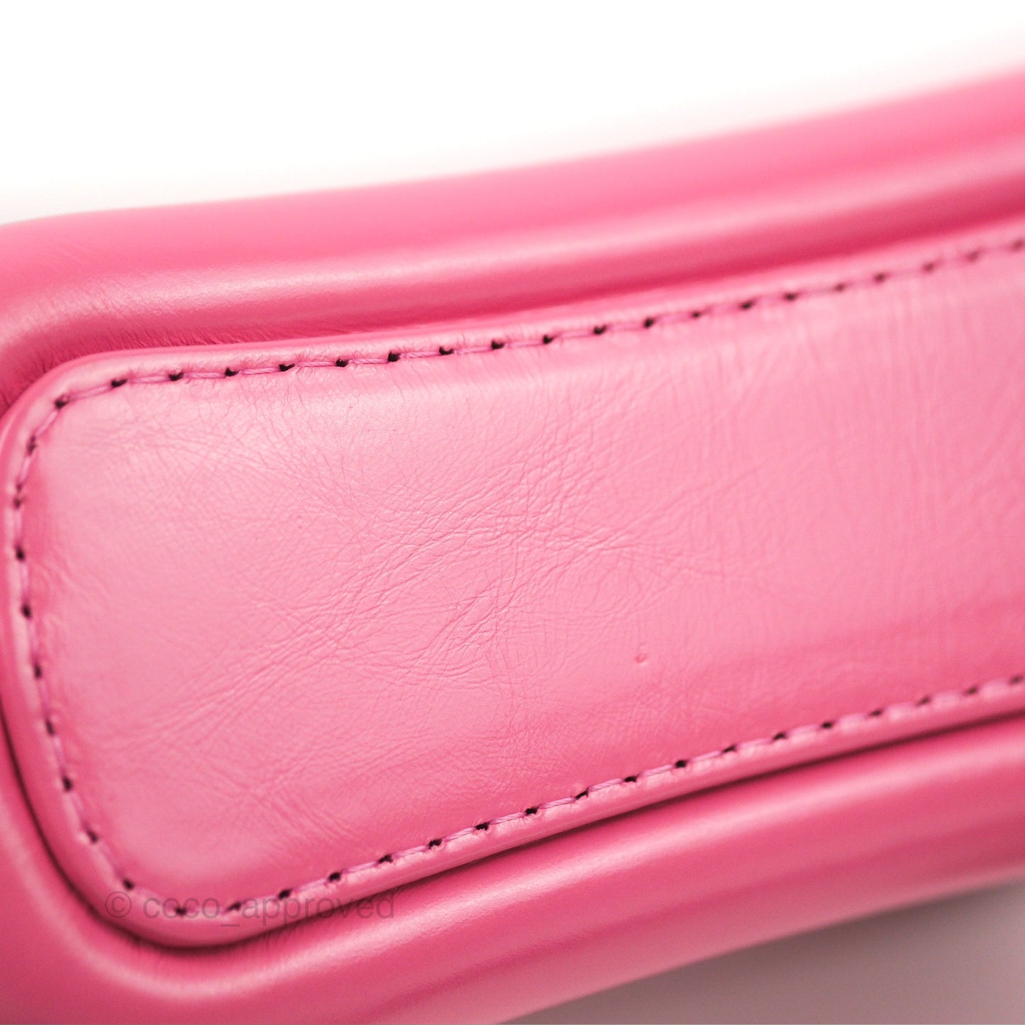 Chanel Quilted Small Gabrielle Hobo Pink Aged Calfskin Mixed Hardware