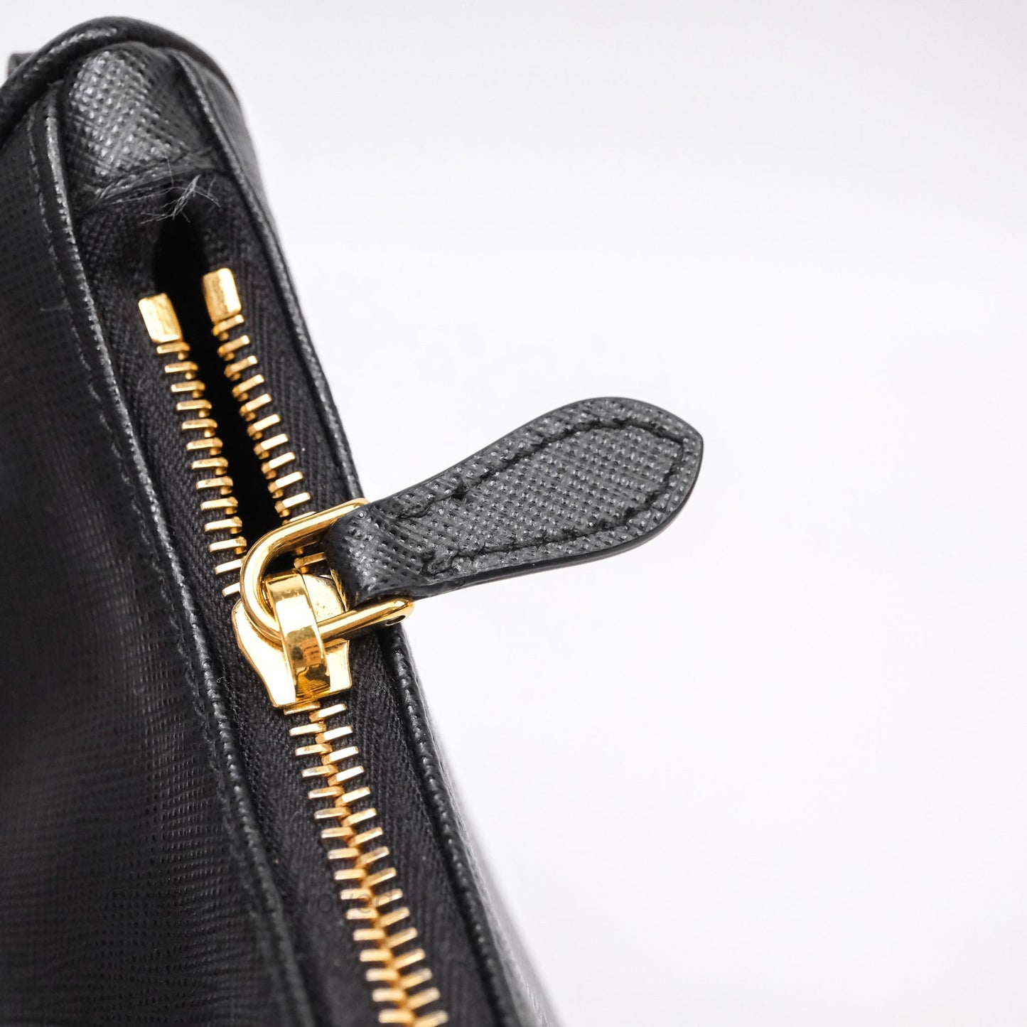 Prada Re-Edition 2005 Black Saffiano Leather Bag Gold Hardware