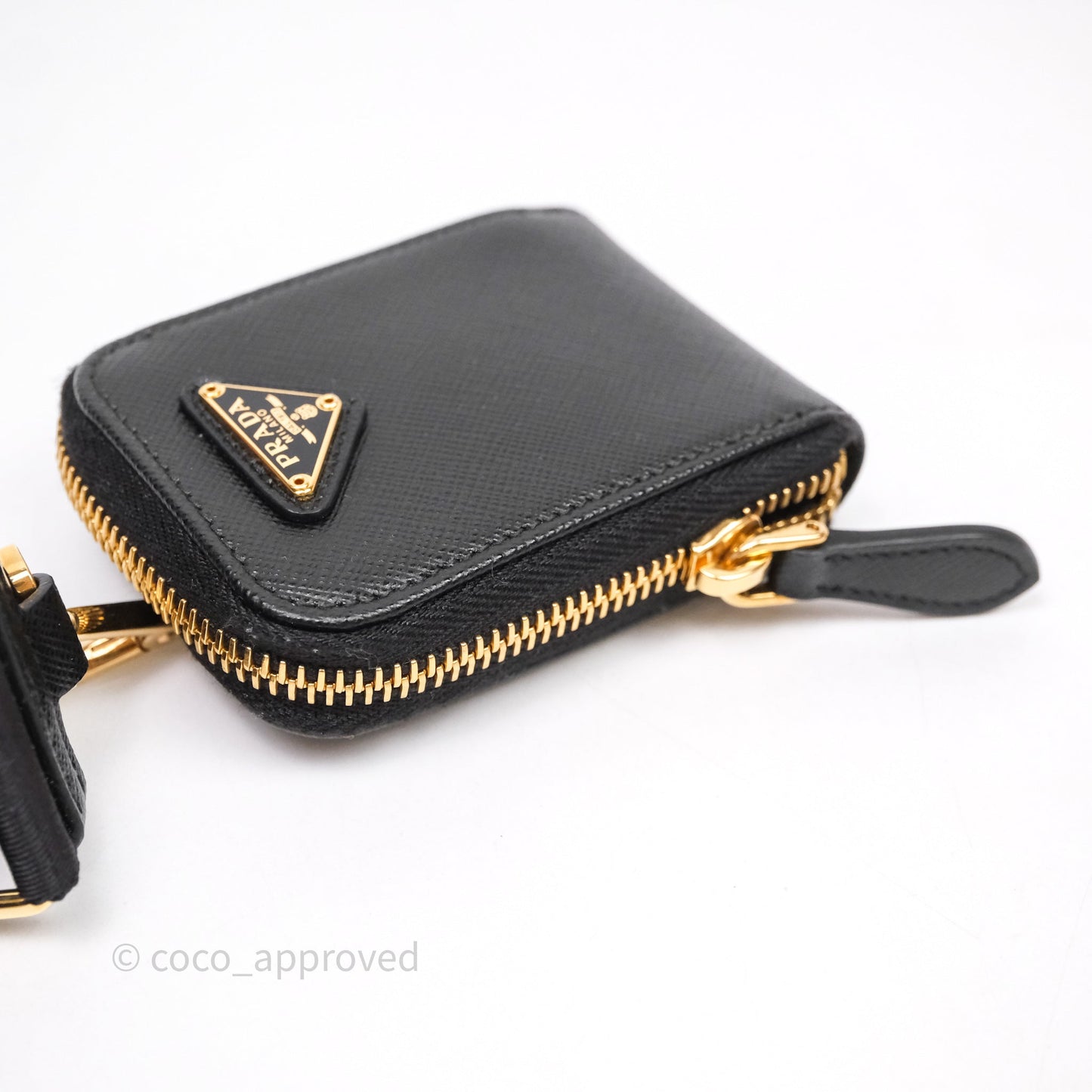 Prada Re-Edition 2005 Black Saffiano Leather Bag Gold Hardware
