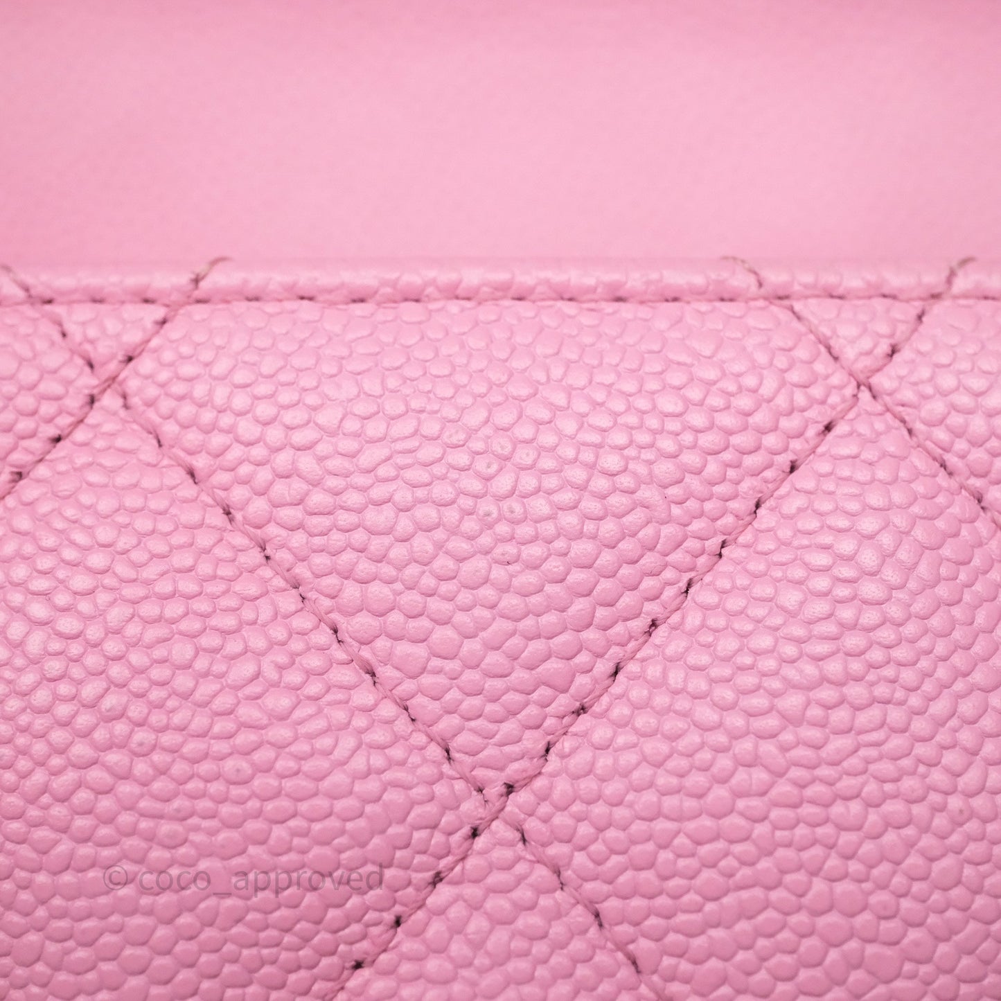 Chanel Large Flap Bag Heart Adjustable Chain Pink Caviar Aged Gold Hardware