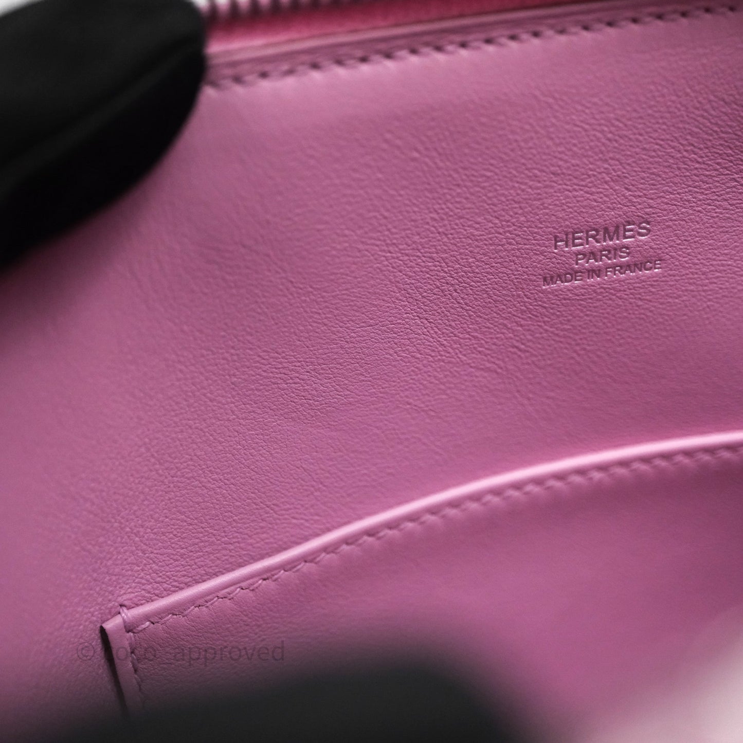 Hermès Bolide 1923 25 Mauve Sylvestre X9 Epsom Palladium Hardware