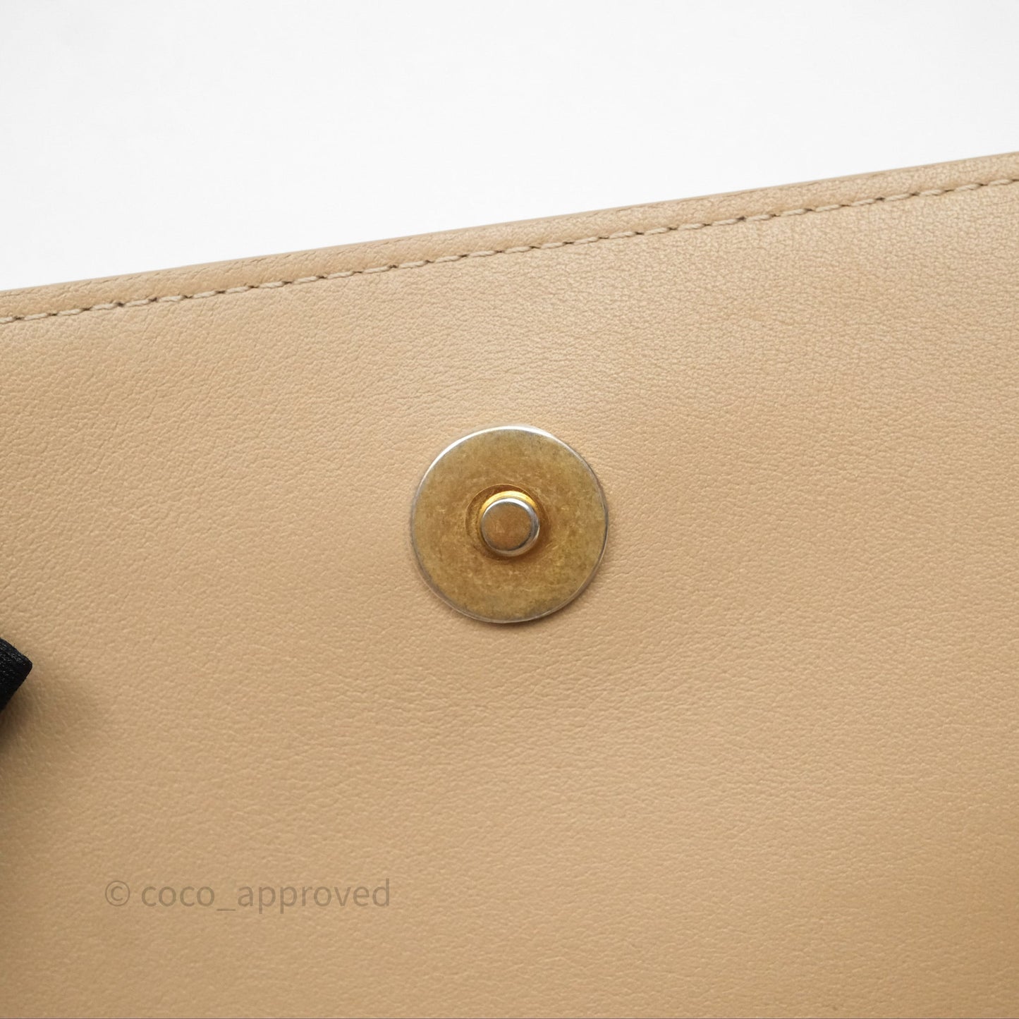 Chanel Small Hobo Bag Beige Calfskin Aged Gold Hardware