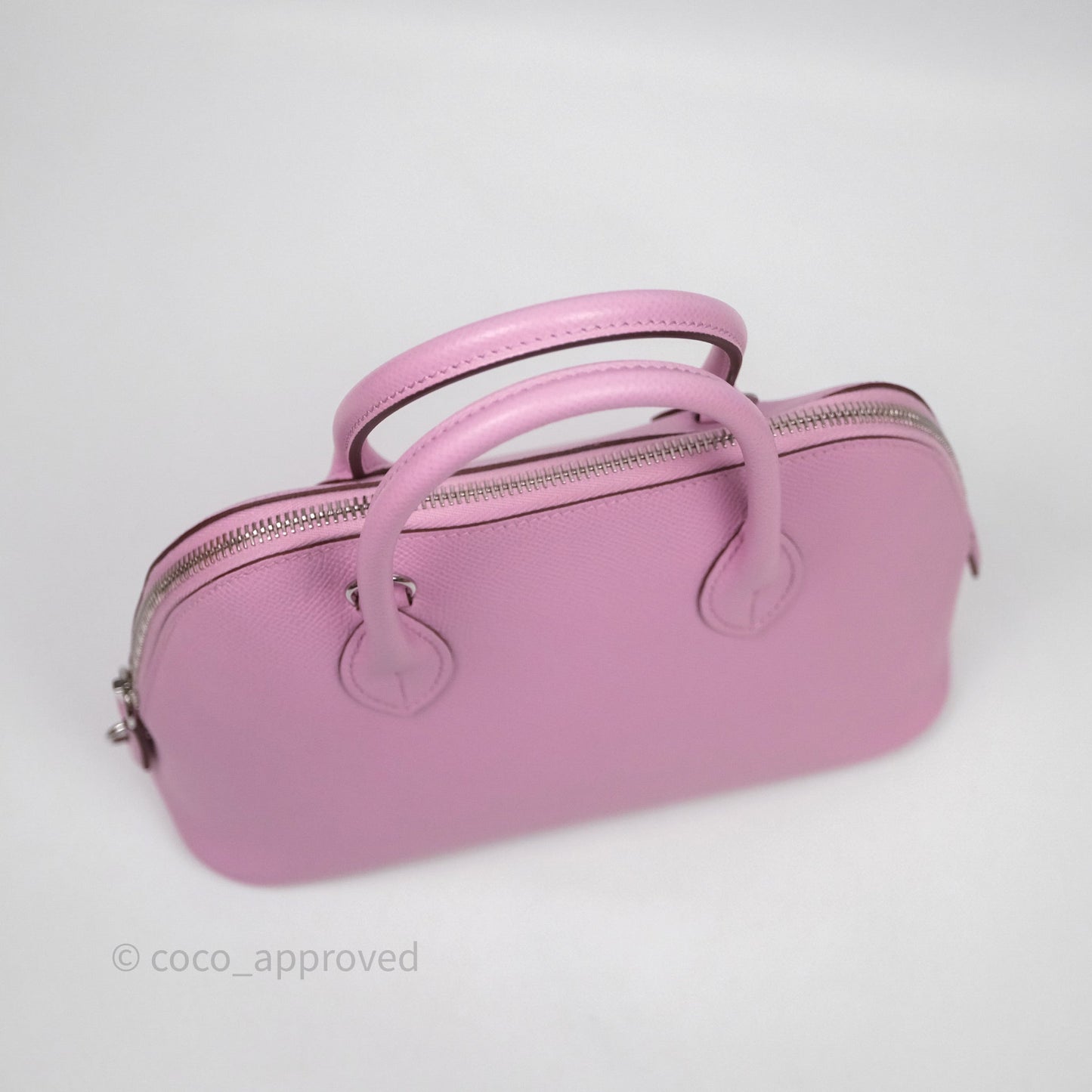 Hermès Bolide 1923 25 Mauve Sylvestre X9 Epsom Palladium Hardware