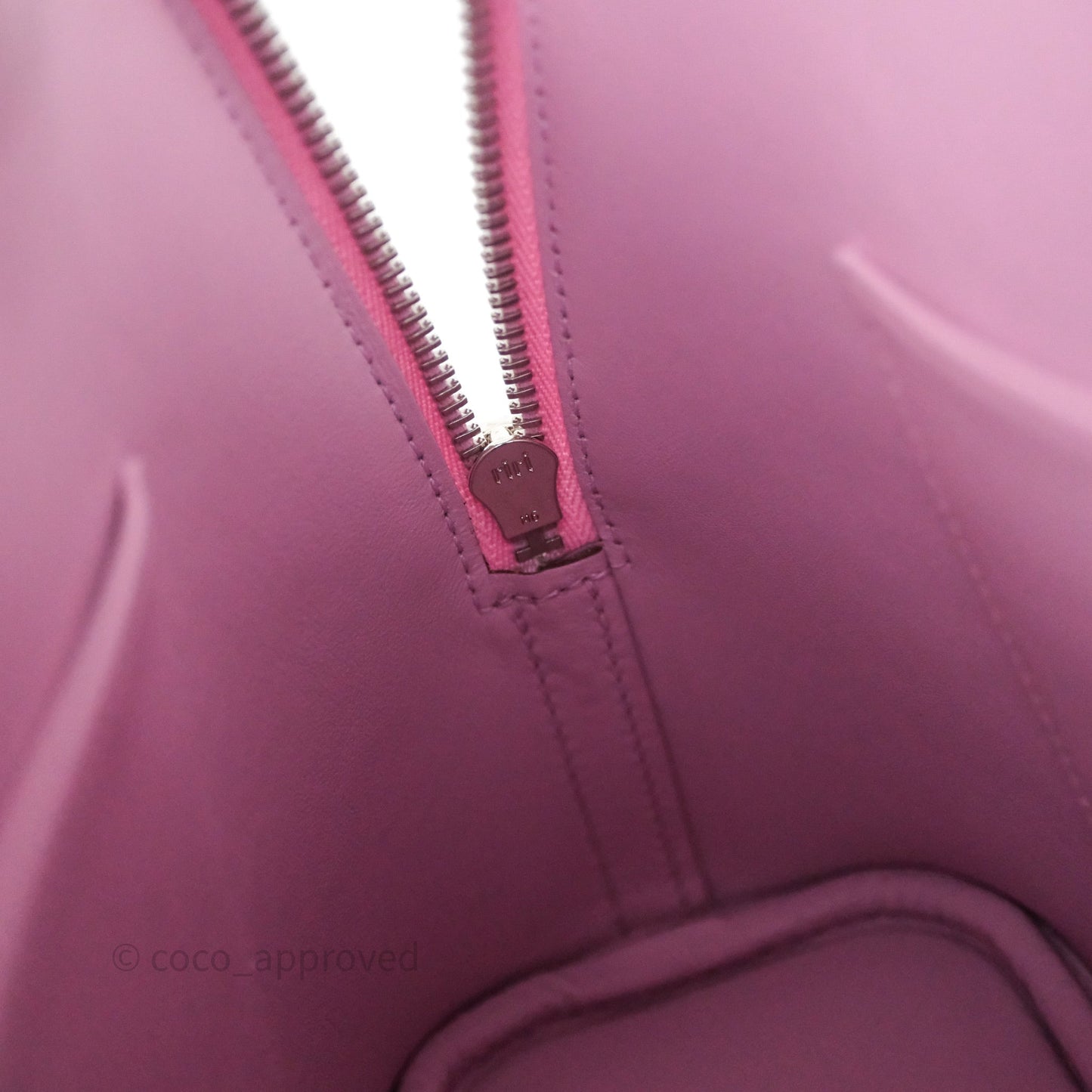 Hermès Bolide 1923 25 Mauve Sylvestre X9 Epsom Palladium Hardware