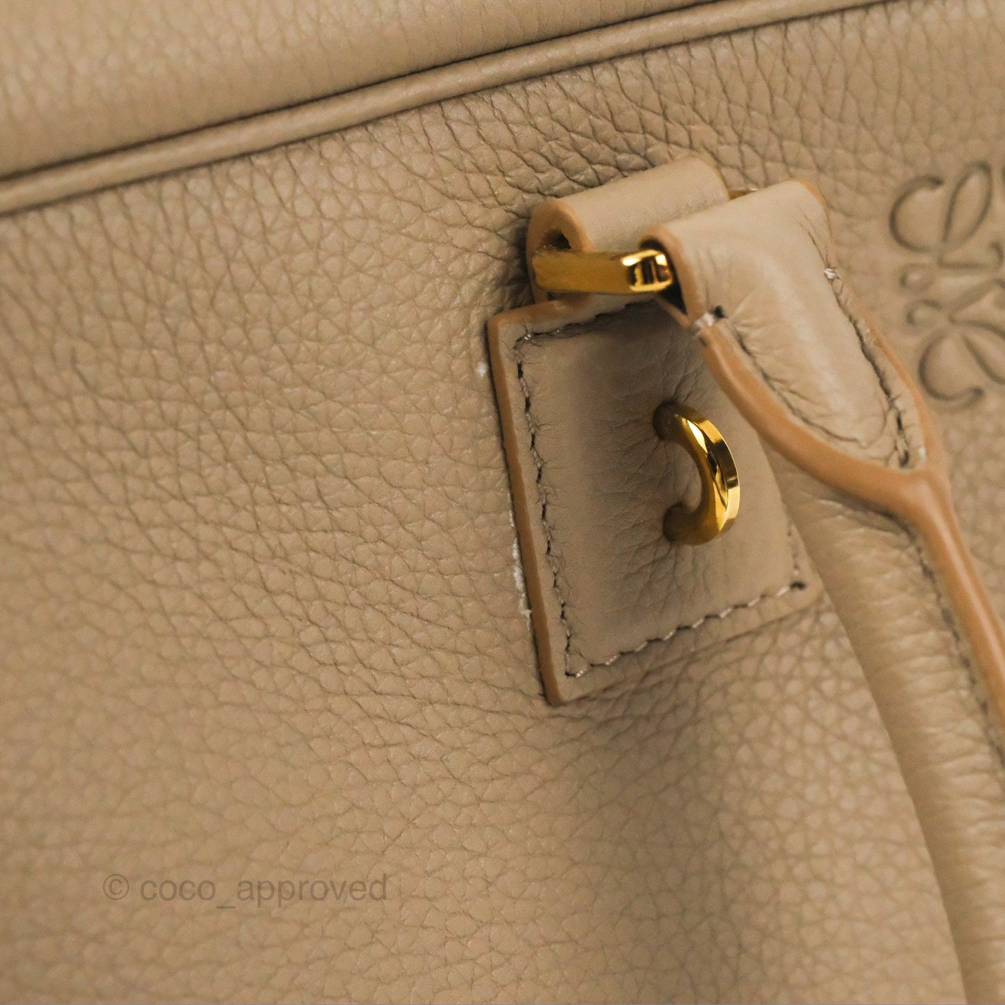 Loewe Amazona 23 Bag Sand Soft Grained Calfskin