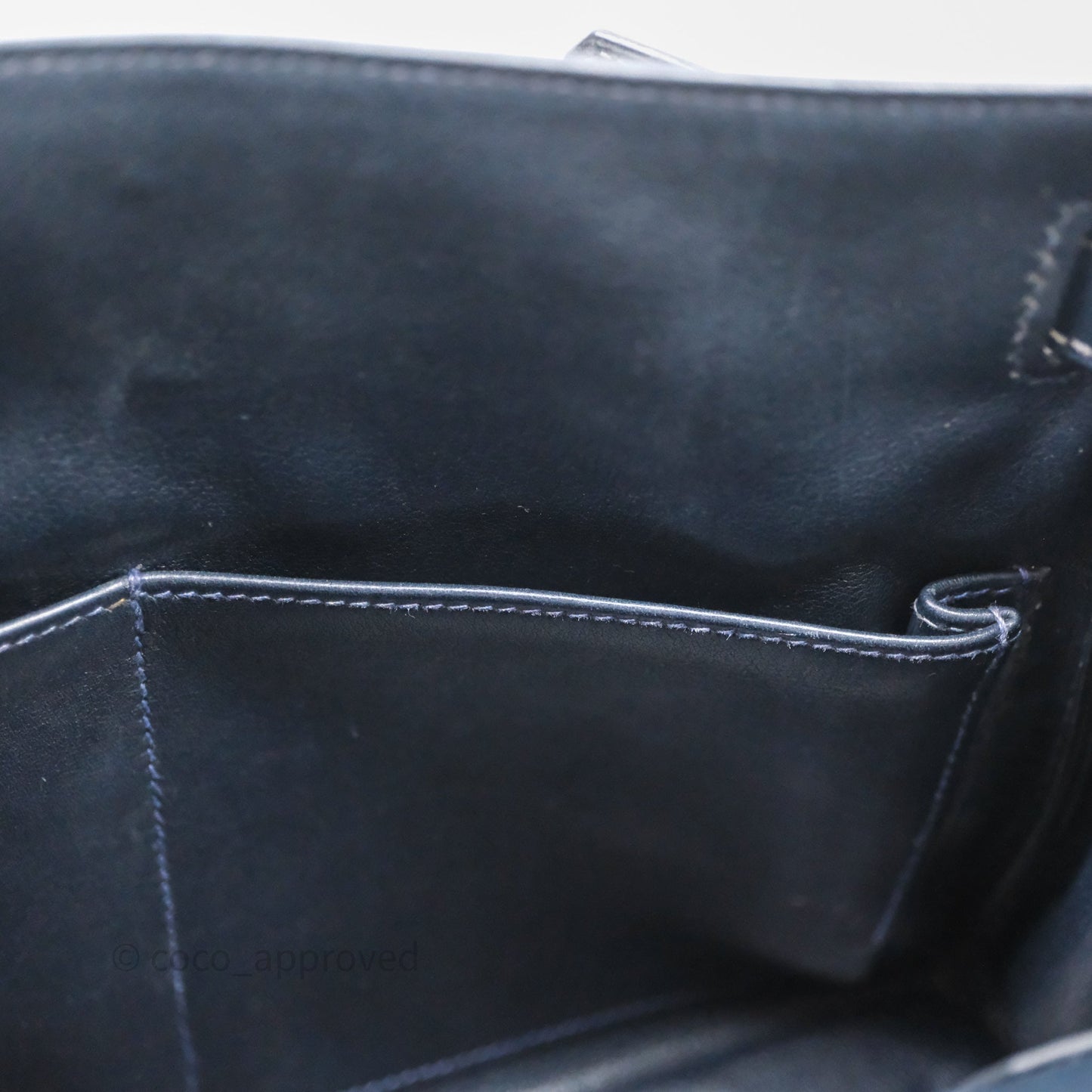 Hermes Kelly 28 Retourne Bleu Nuit 2Z Gold Hardware