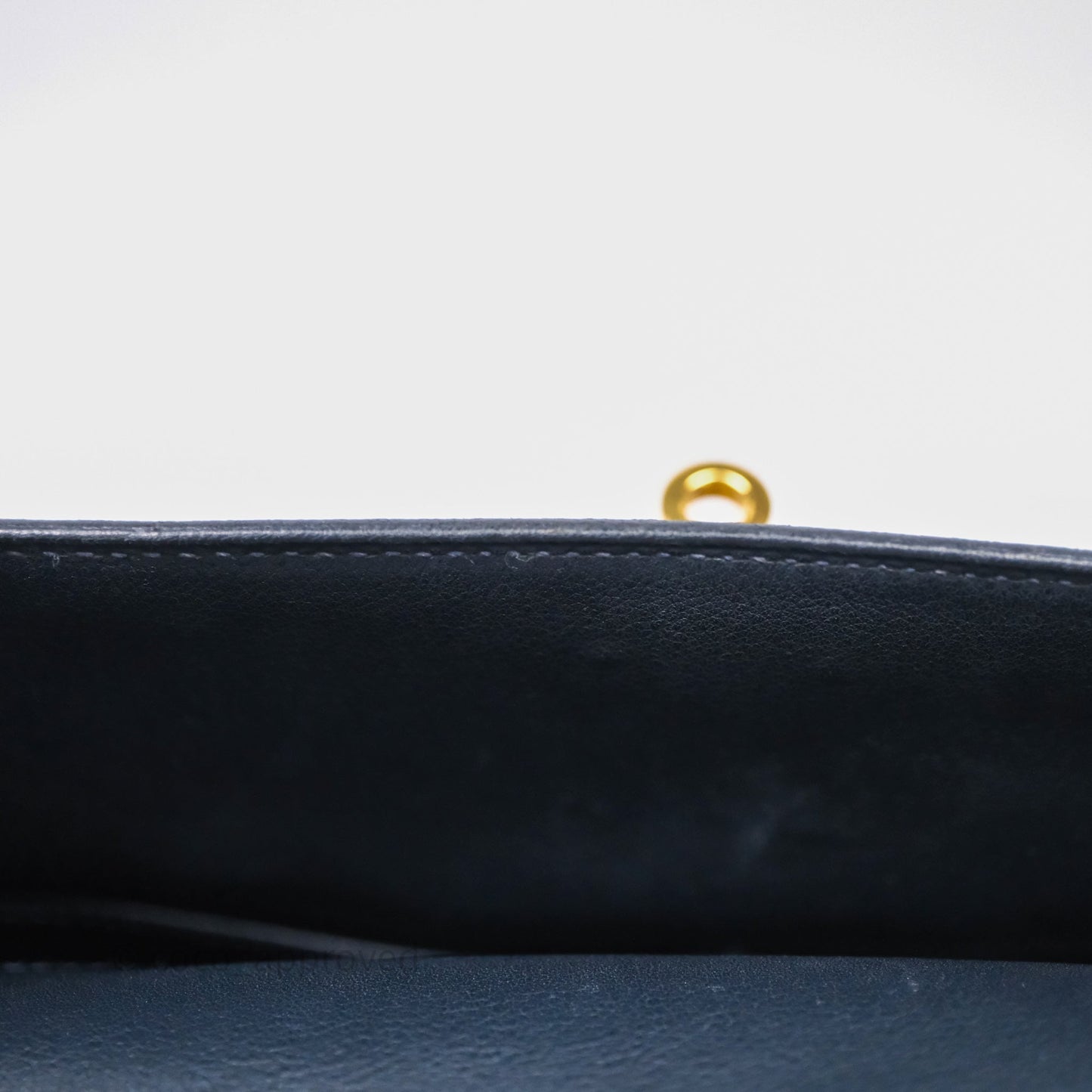 Hermes Kelly 28 Retourne Bleu Nuit 2Z Gold Hardware