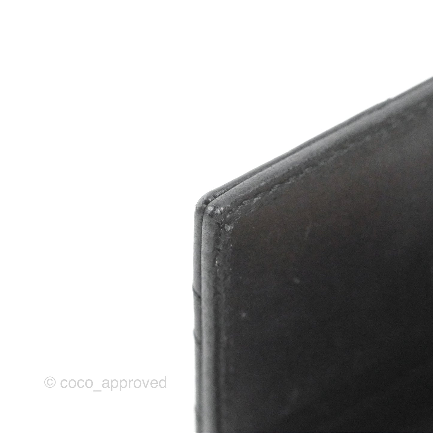 Gucci GG Marmont Card Case Wallet Black Lambskin