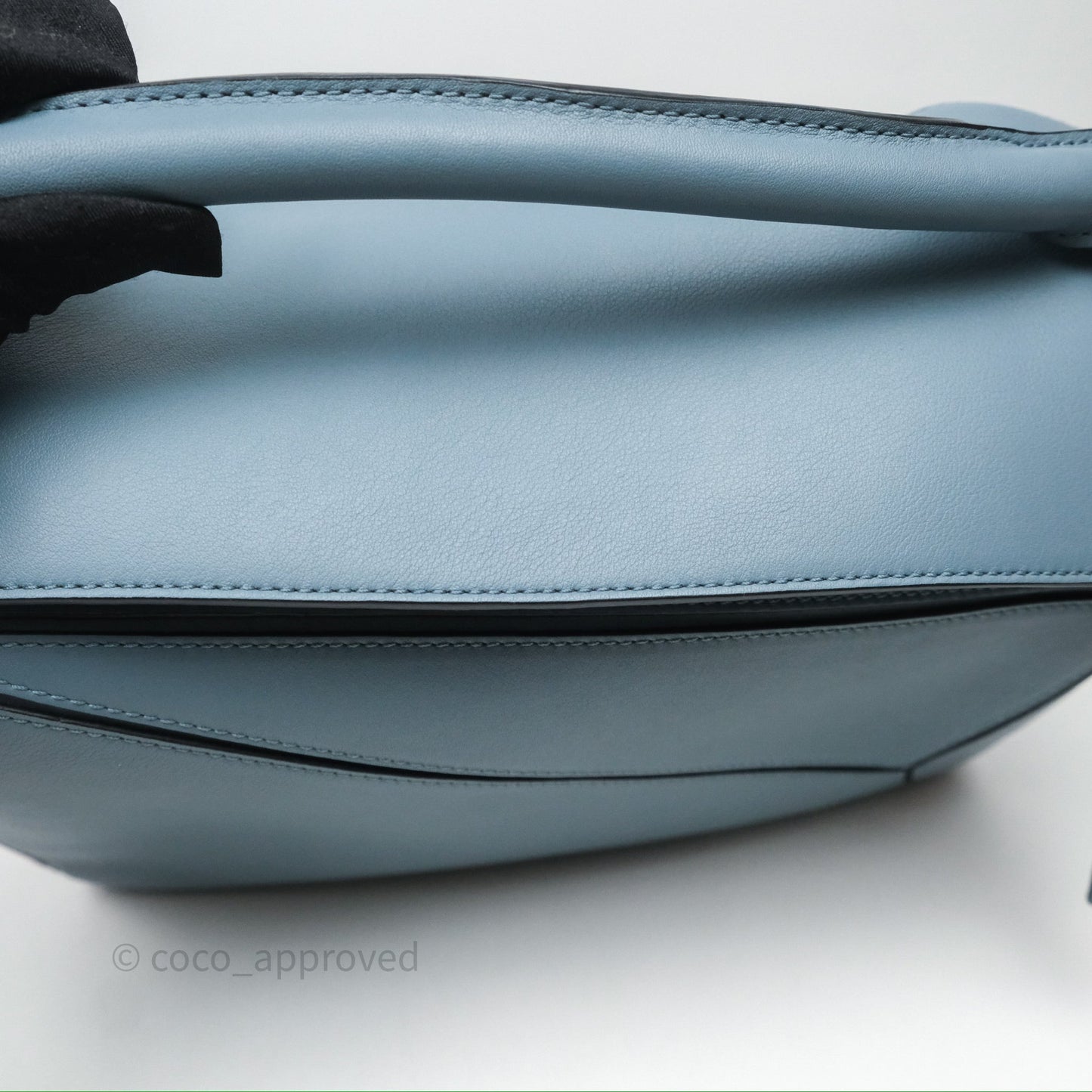 Loewe Medium Puzzle Bag Stone Calfskin Silver Hardware