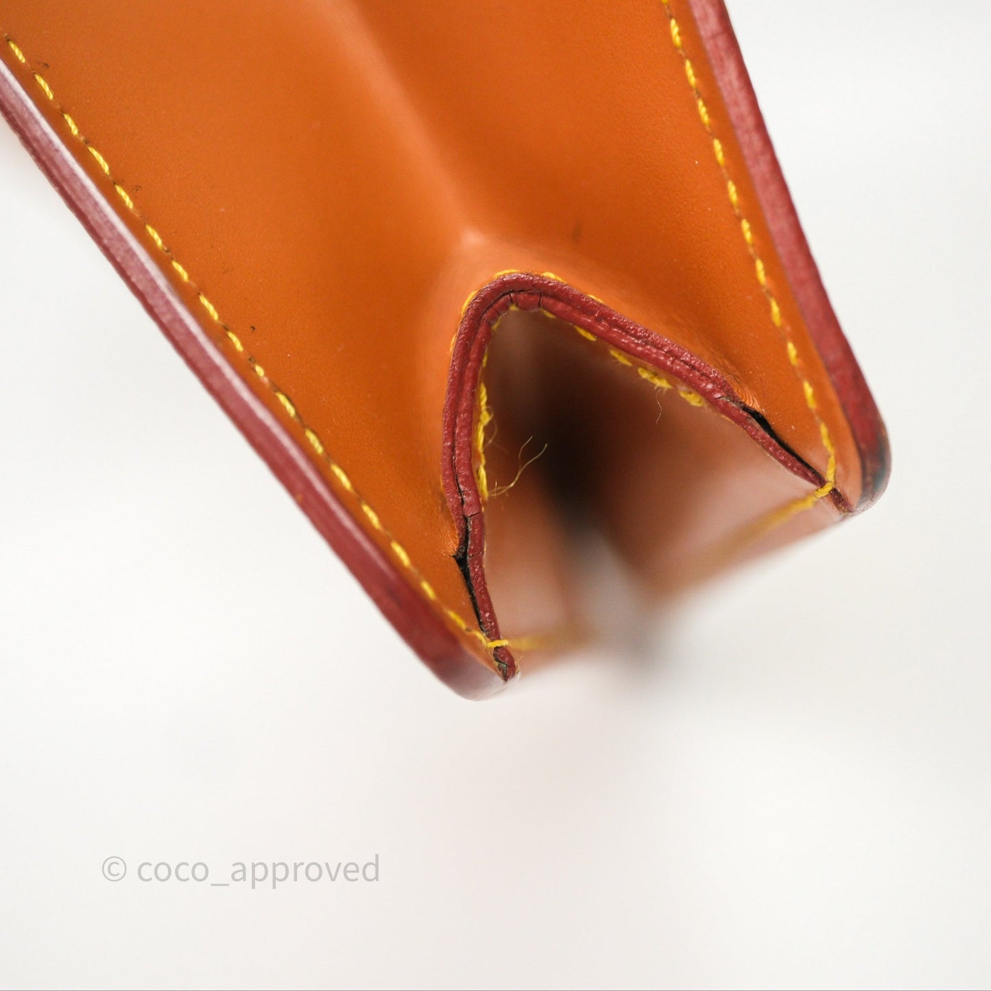 Louis Vuitton Epi Dragonne Clutch Brown Gold Hardware