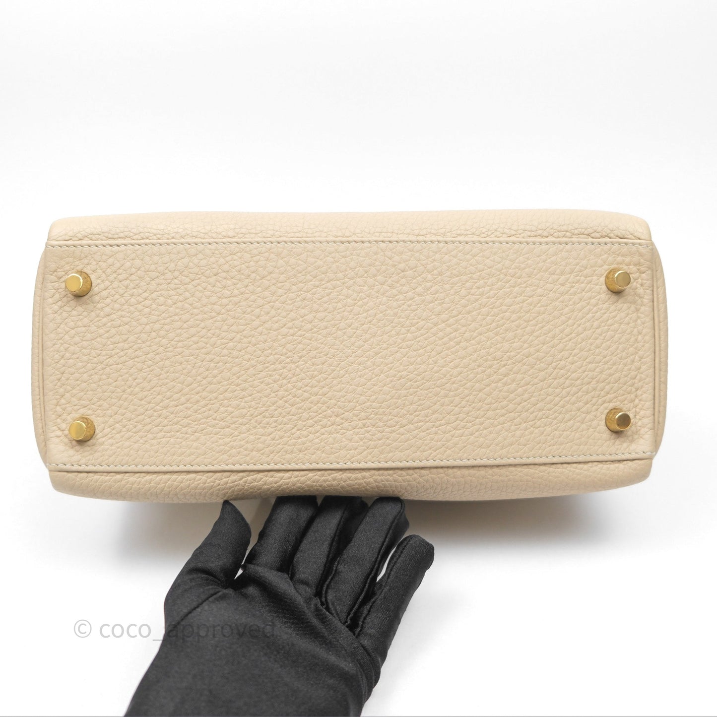 Hermè Kelly 28 Trench S2 Togo Gold Hardware