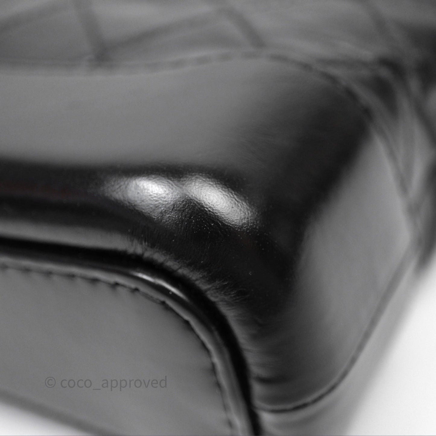 Chanel Small Gabrielle Hobo Quilted Black Aged Calfskin