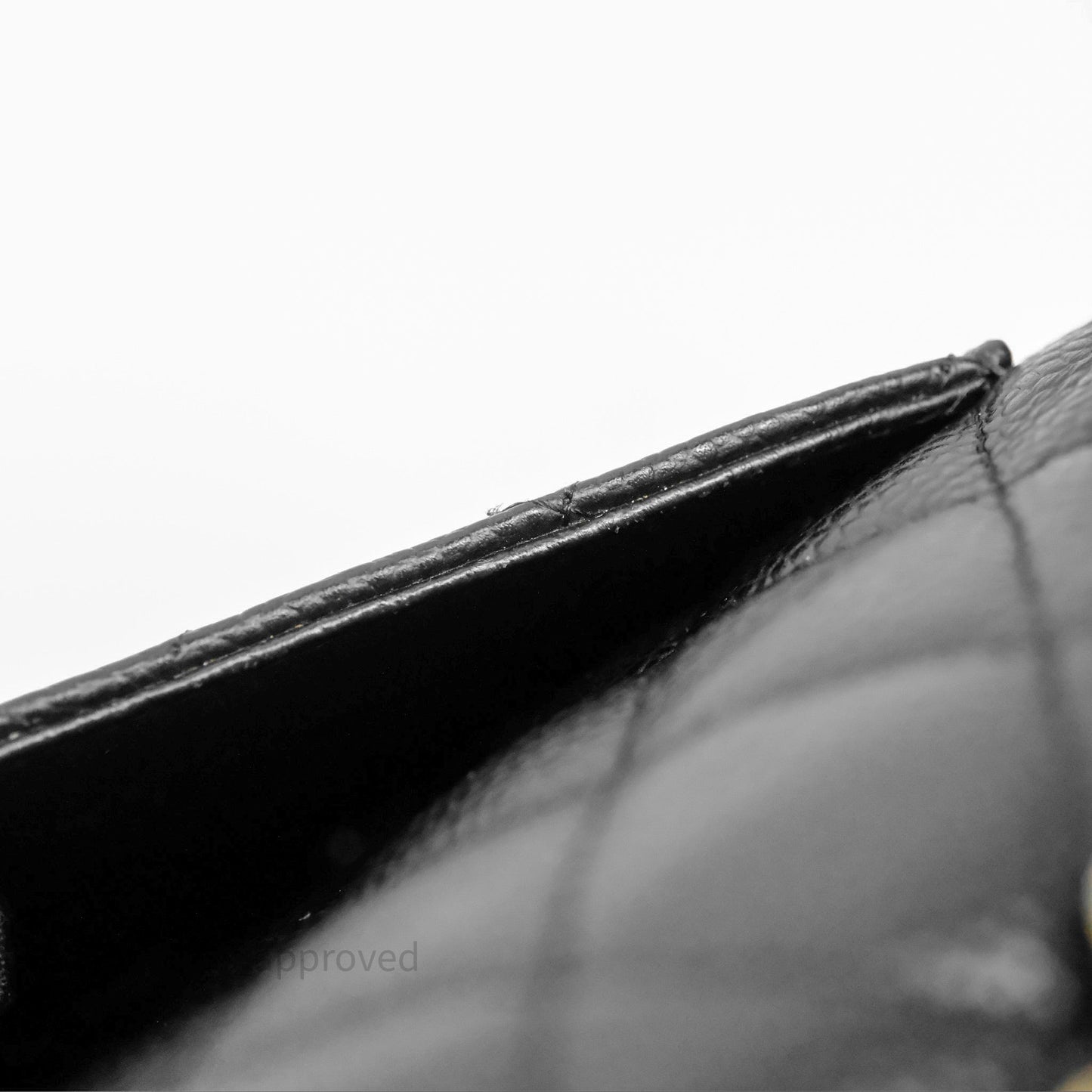 Chanel Classic M/L Medium Flap Quilted Black Caviar Gold Hardware