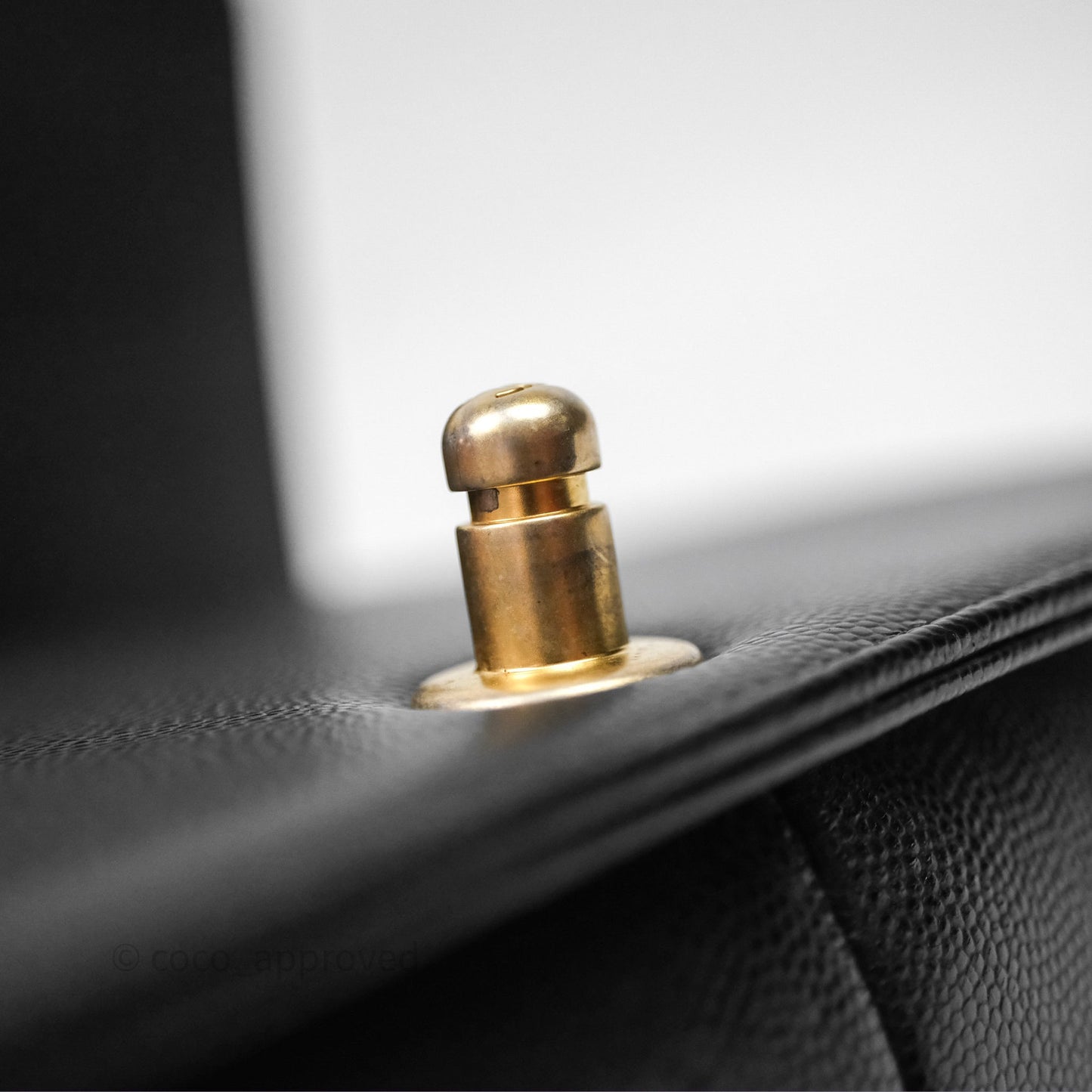 Chanel Medium Boy Quilted Black Caviar Aged Gold Hardware