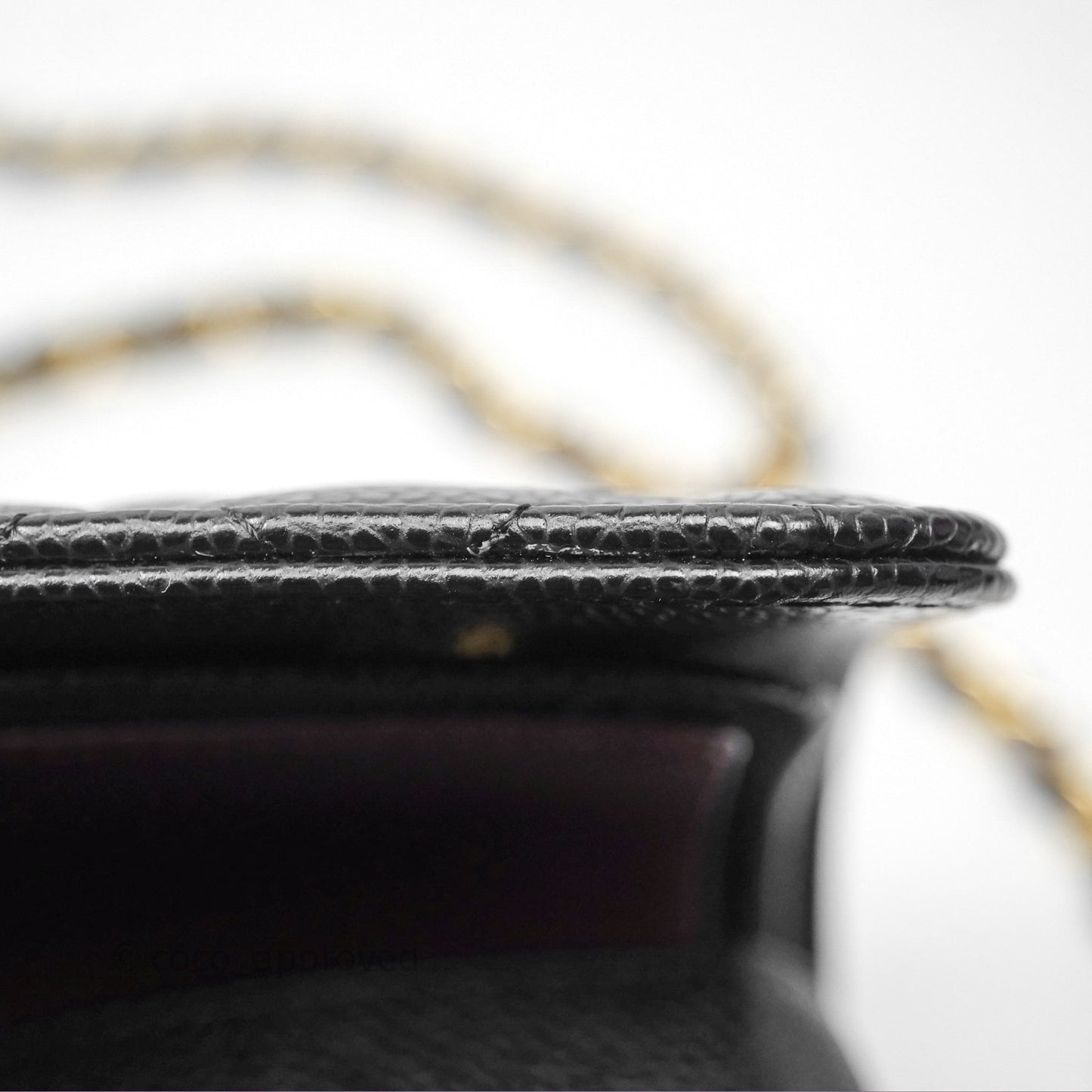 Chanel Small Classic Flap Quilted Black Caviar Gold Hardware