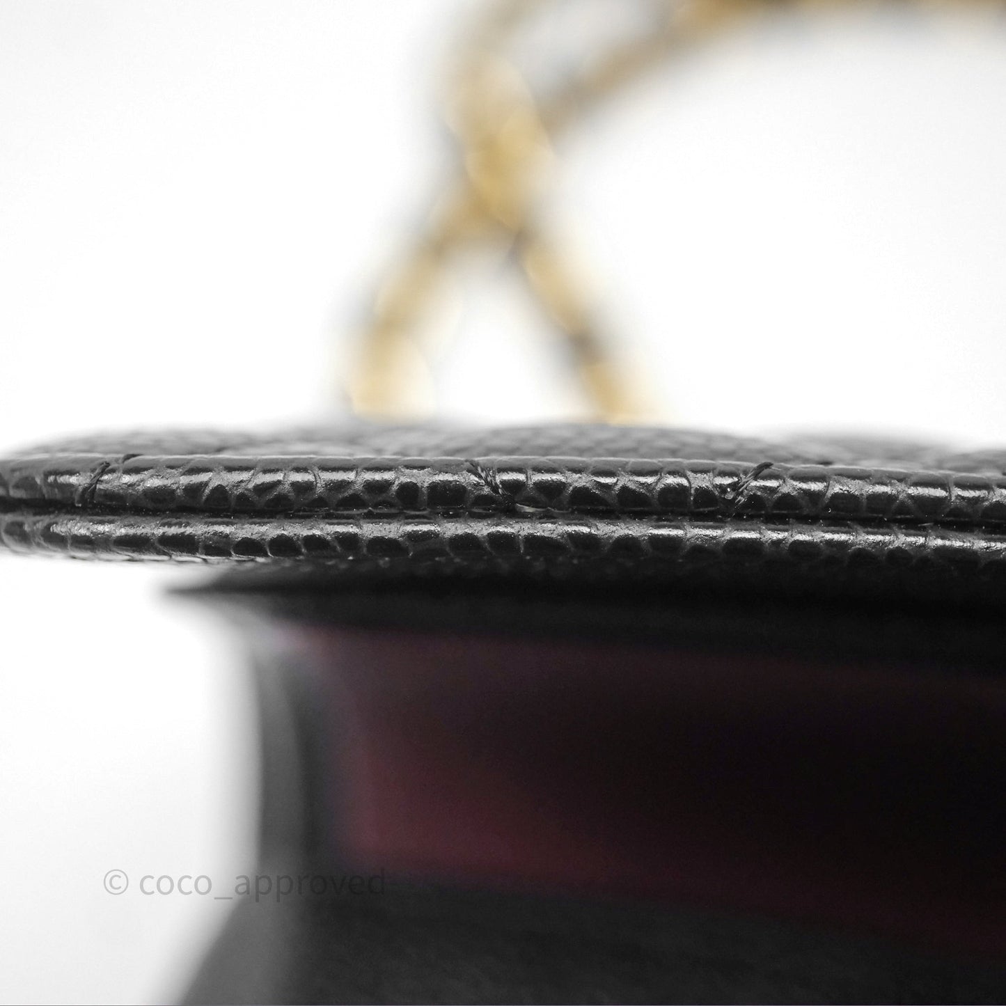 Chanel Small Classic Flap Quilted Black Caviar Gold Hardware