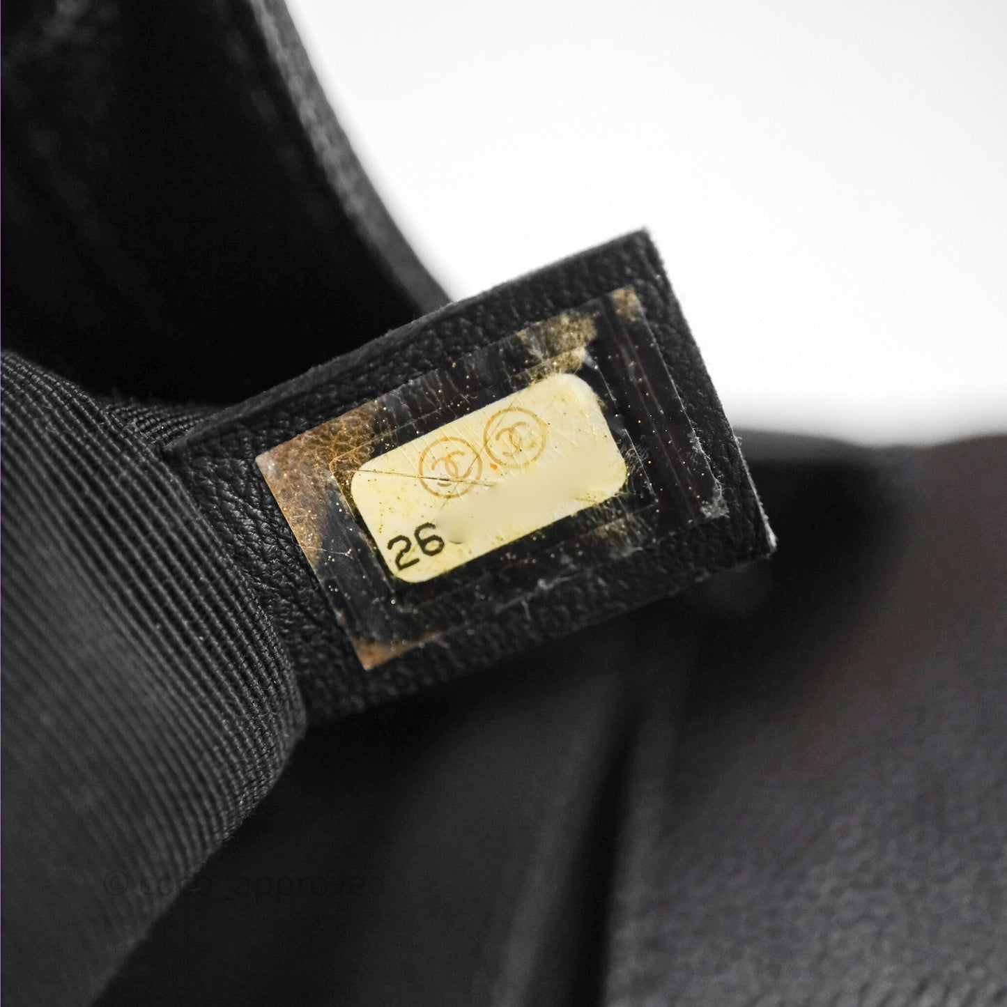 Chanel Medium Boy Quilted Black Caviar Aged Gold Hardware