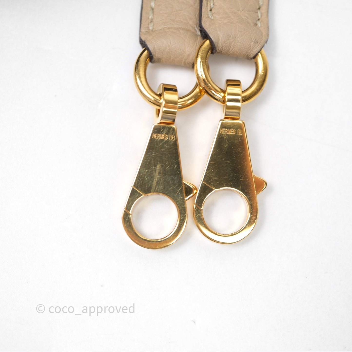 Hermè Kelly 28 Trench S2 Togo Gold Hardware