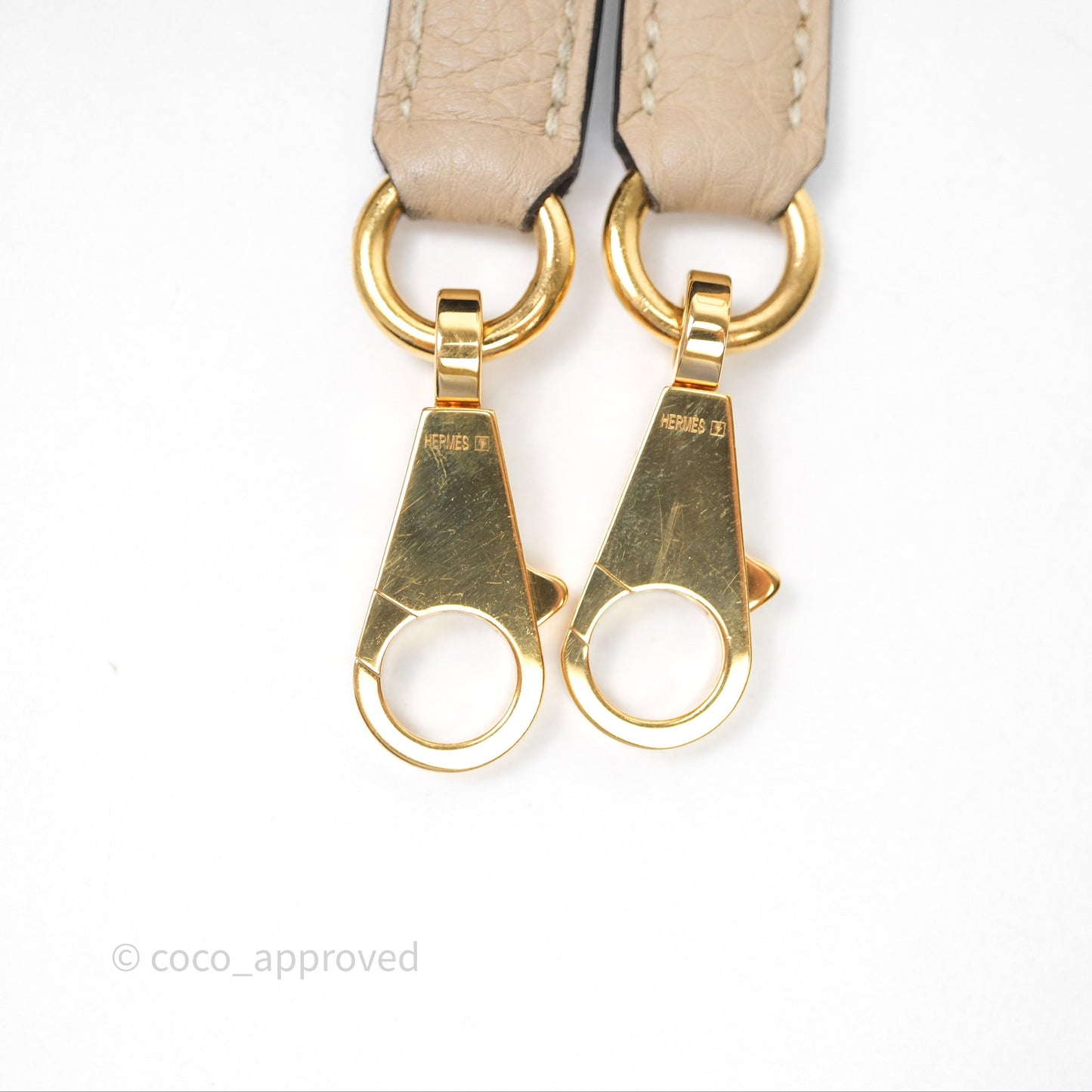 Hermè Kelly 28 Trench S2 Togo Gold Hardware