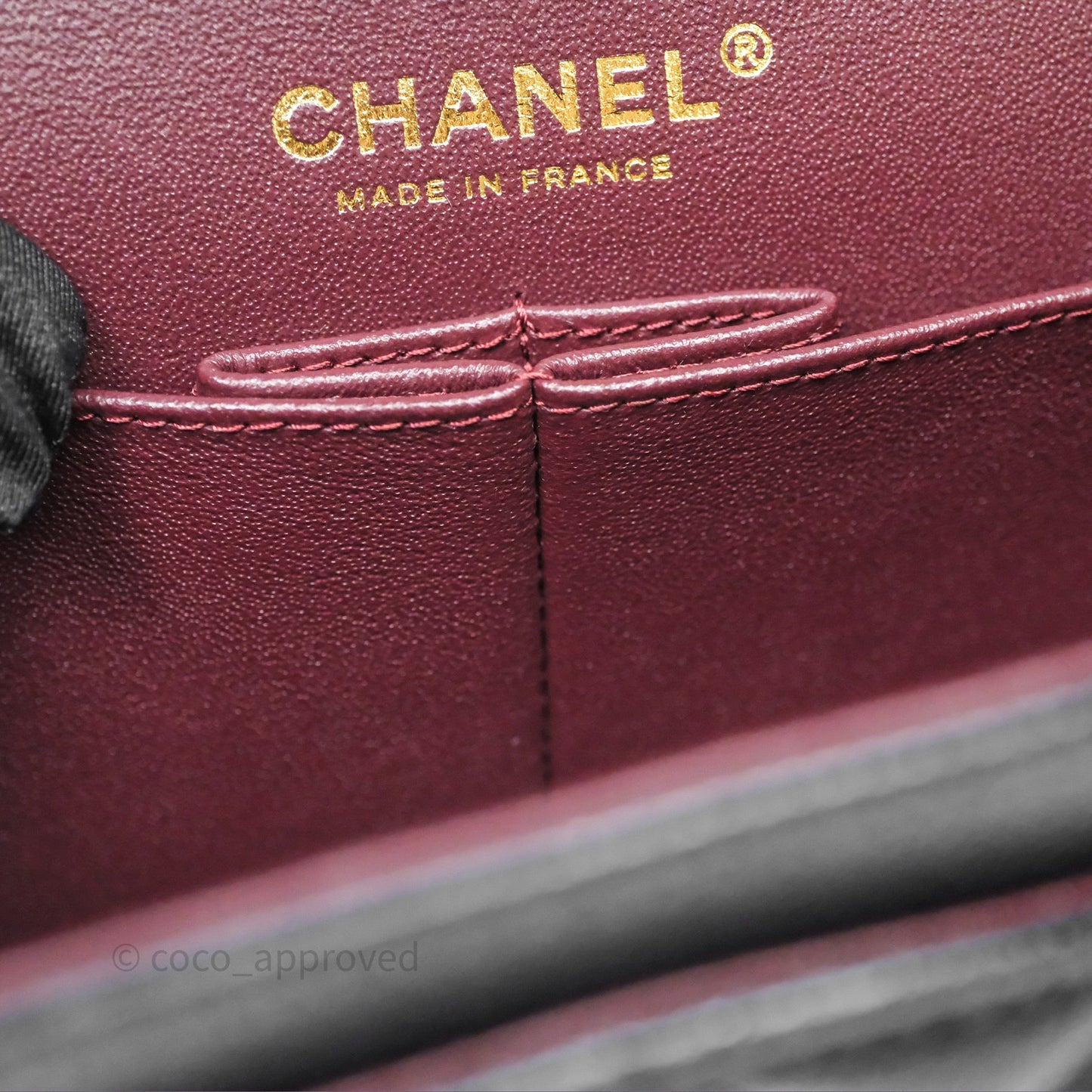 Chanel Small Classic Flap Quilted Black Caviar Gold Hardware