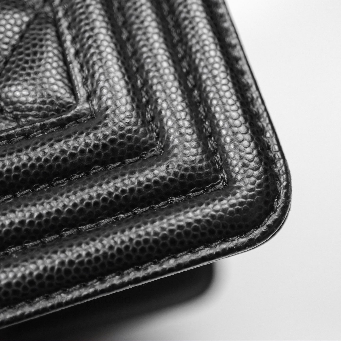 Chanel Medium Boy Quilted Black Caviar Aged Gold Hardware