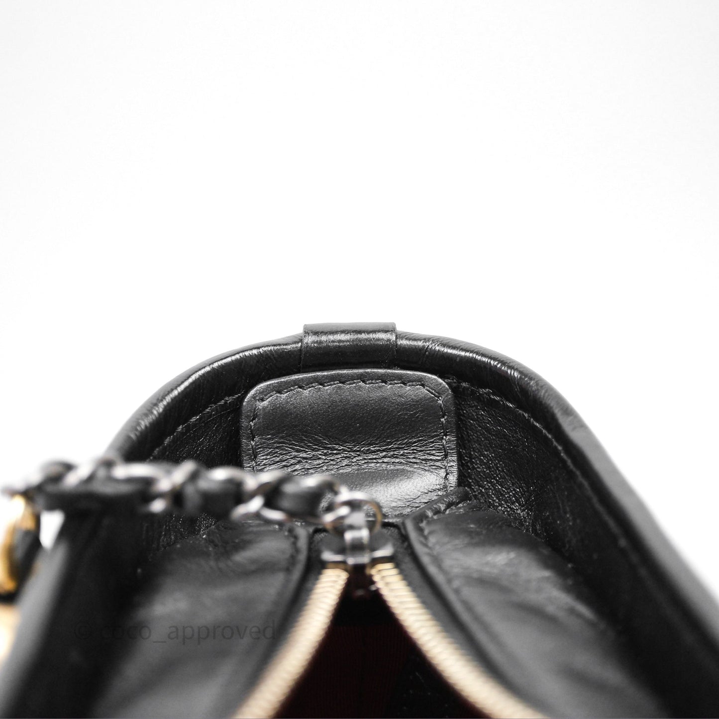 Chanel Small Gabrielle Hobo Quilted Black Aged Calfskin