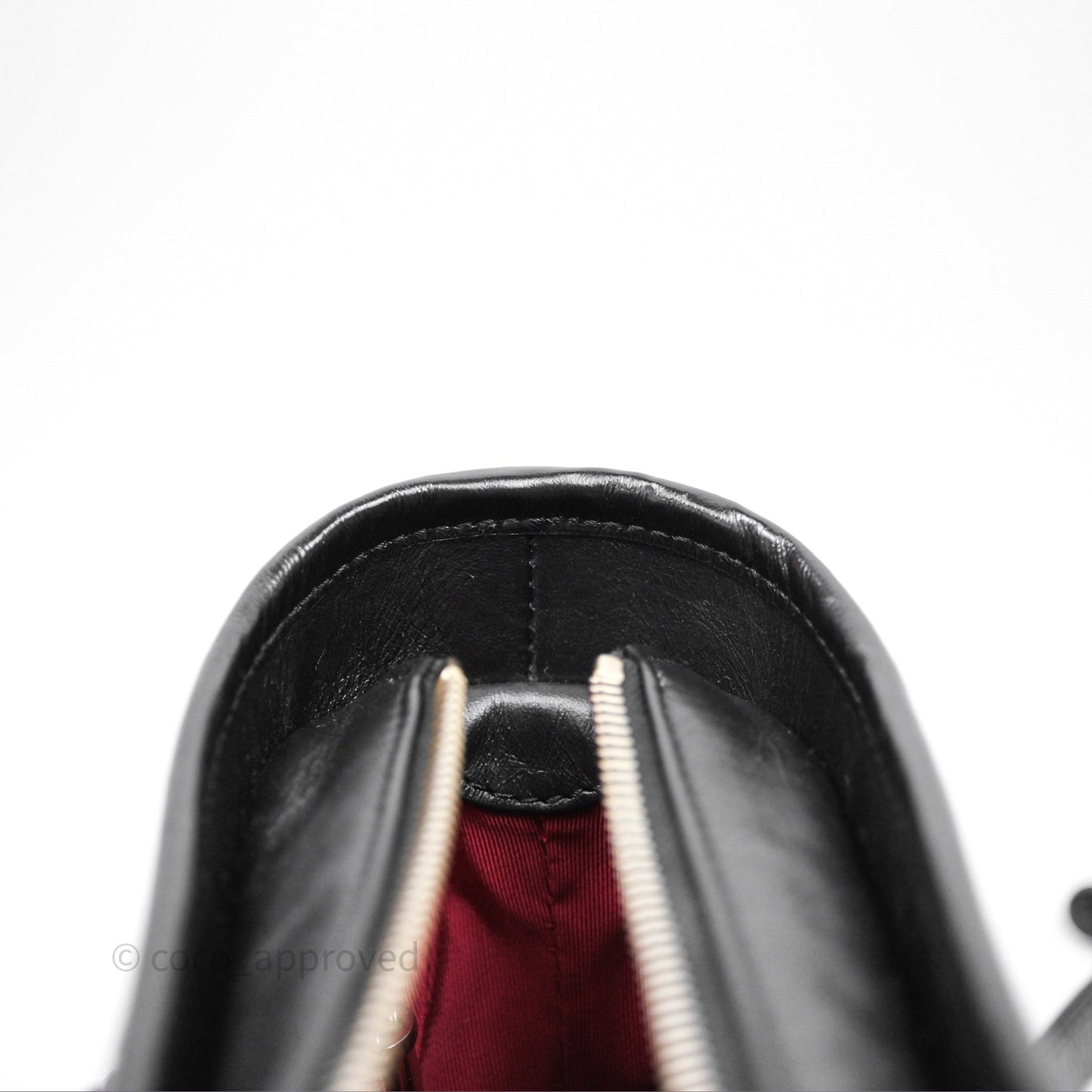 Chanel Small Gabrielle Hobo Quilted Black Aged Calfskin