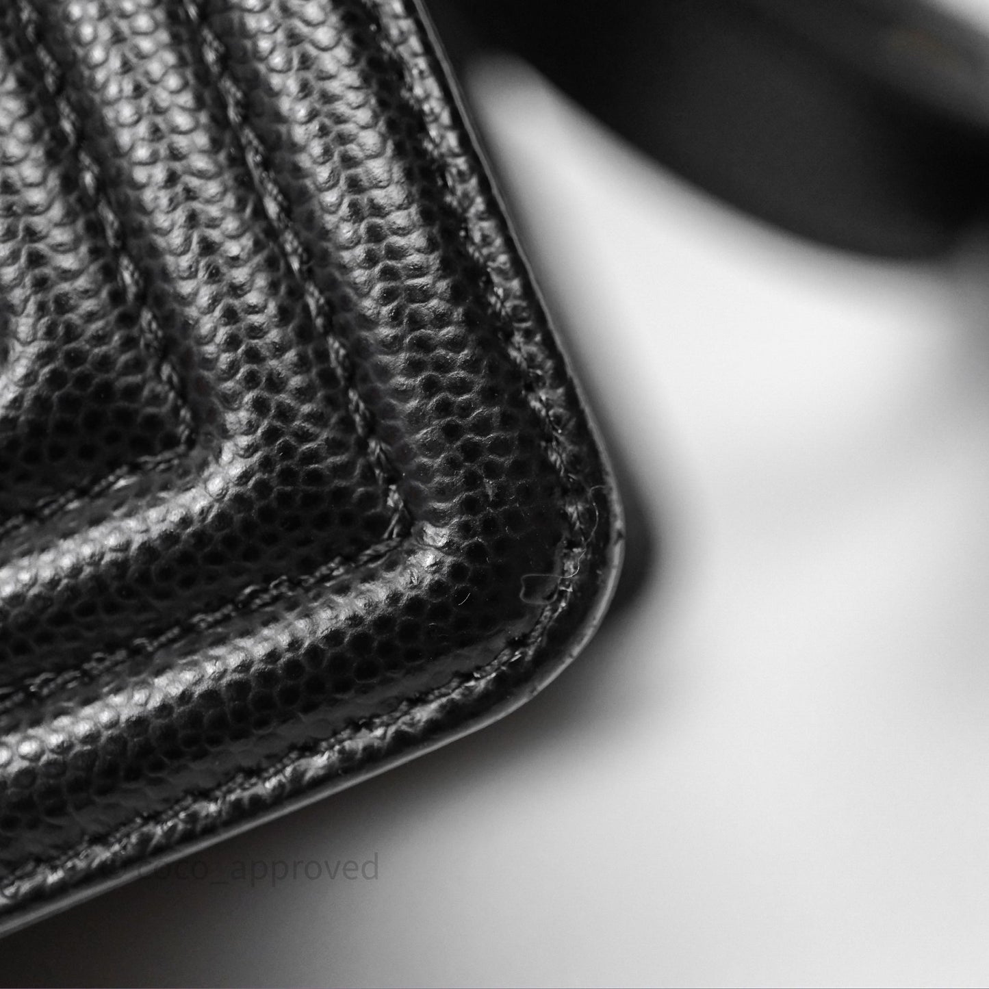 Chanel Medium Boy Quilted Black Caviar Aged Gold Hardware