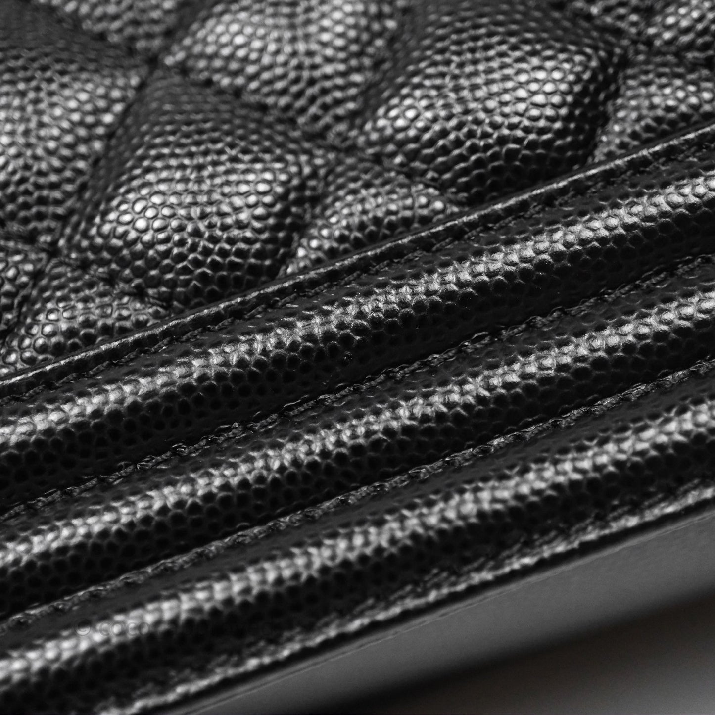 Chanel Medium Boy Quilted Black Caviar Aged Gold Hardware