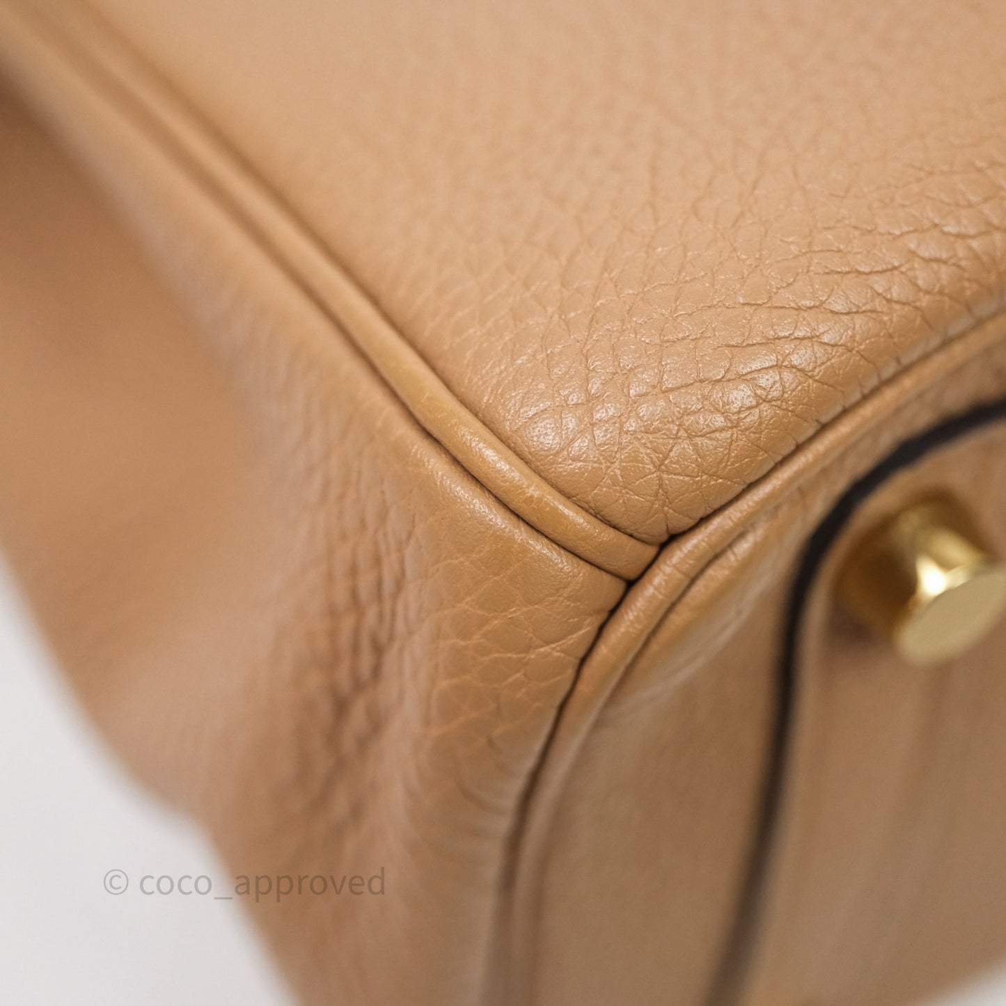 Hermes Birkin 25 Chai Togo Gold Hardware