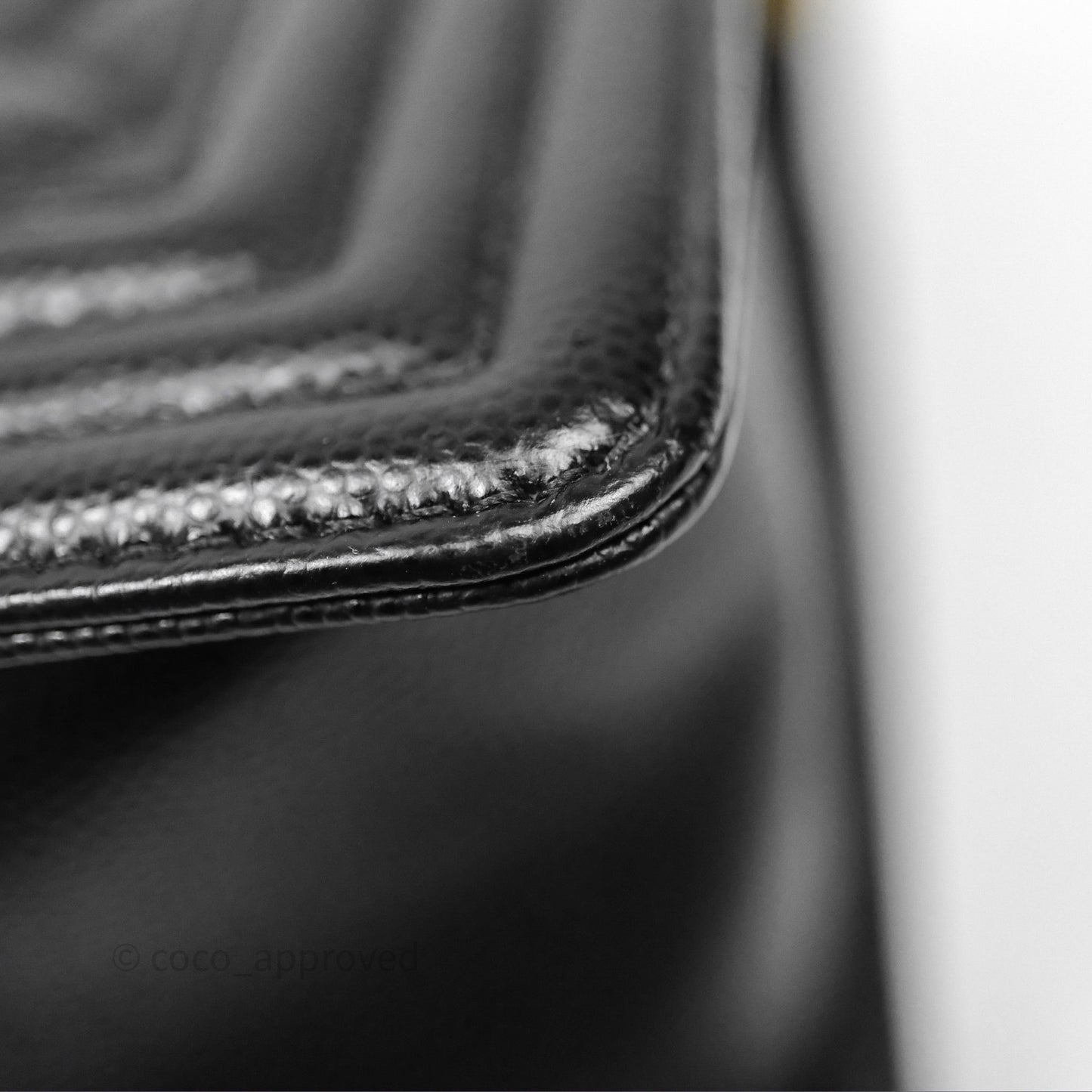 Chanel Medium Boy Quilted Black Caviar Aged Gold Hardware