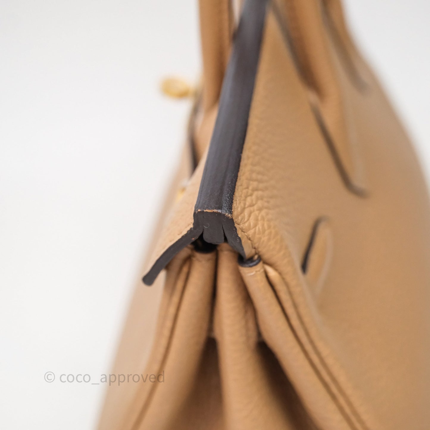 Hermes Birkin 25 Chai Togo Gold Hardware