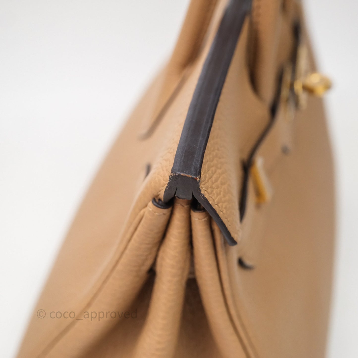 Hermes Birkin 25 Chai Togo Gold Hardware