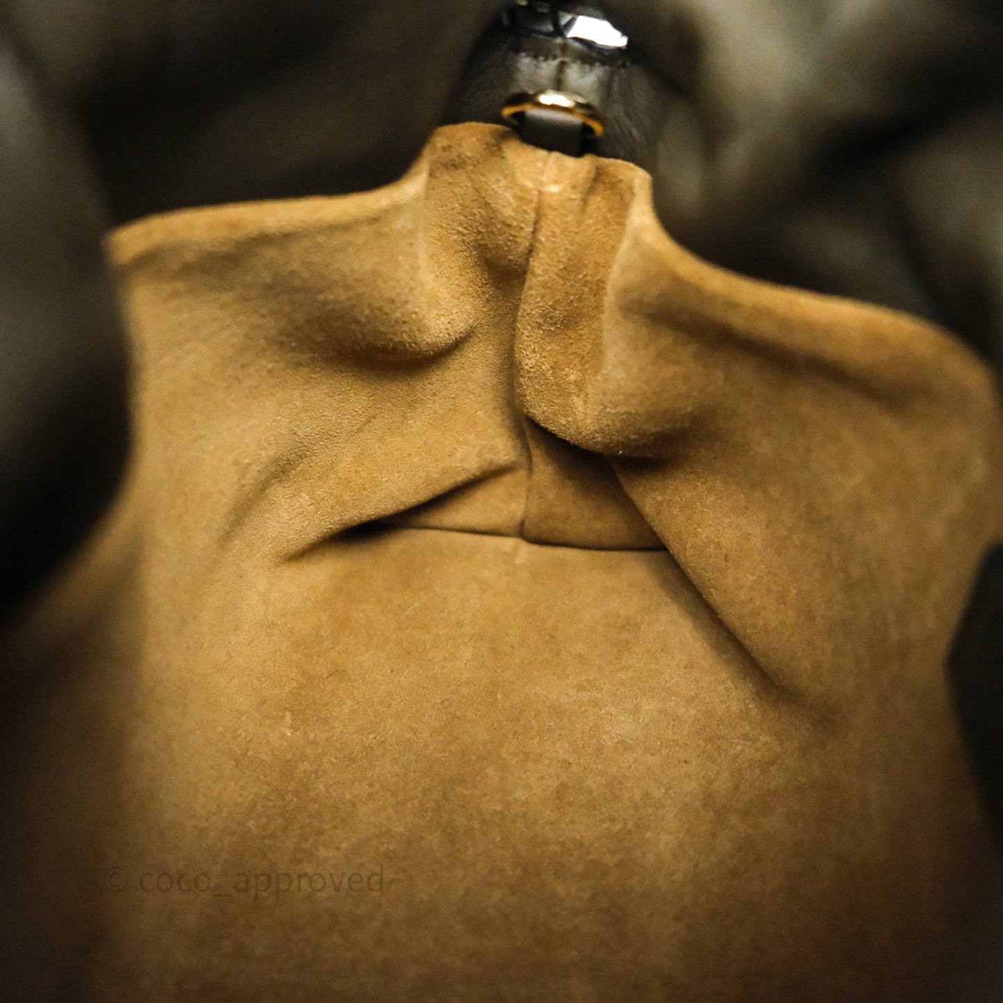Loewe Mini Flamenco Clutch in Nappa Calfskin Dark Khaki