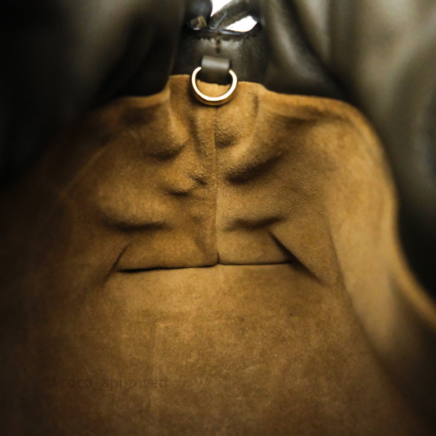 Loewe Mini Flamenco Clutch in Nappa Calfskin Dark Khaki